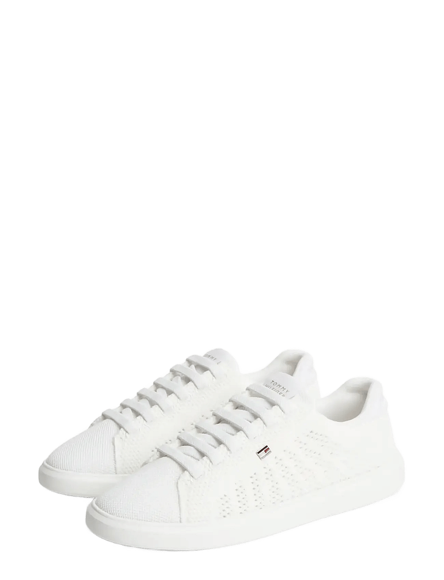 Tommy Hilfiger - TH ICON LIGHT KNIT SNEAKER - niedrige sneaker - ecru - 0