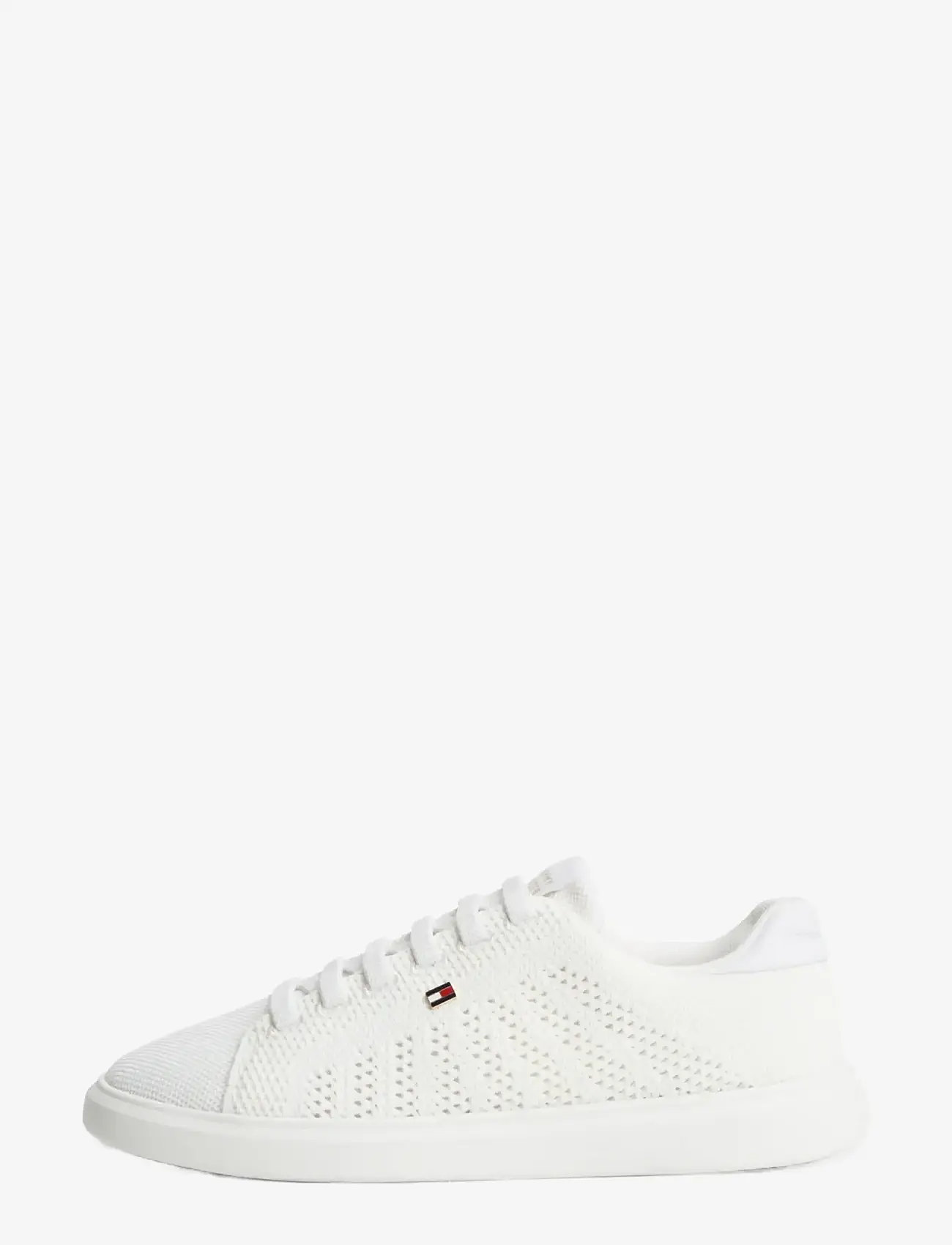 Tommy Hilfiger - TH ICON LIGHT KNIT SNEAKER - madala säärega tossud - ecru - 1