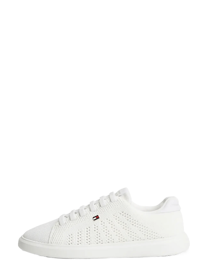 Tommy Hilfiger - TH ICON LIGHT KNIT SNEAKER - madala säärega tossud - ecru - 1