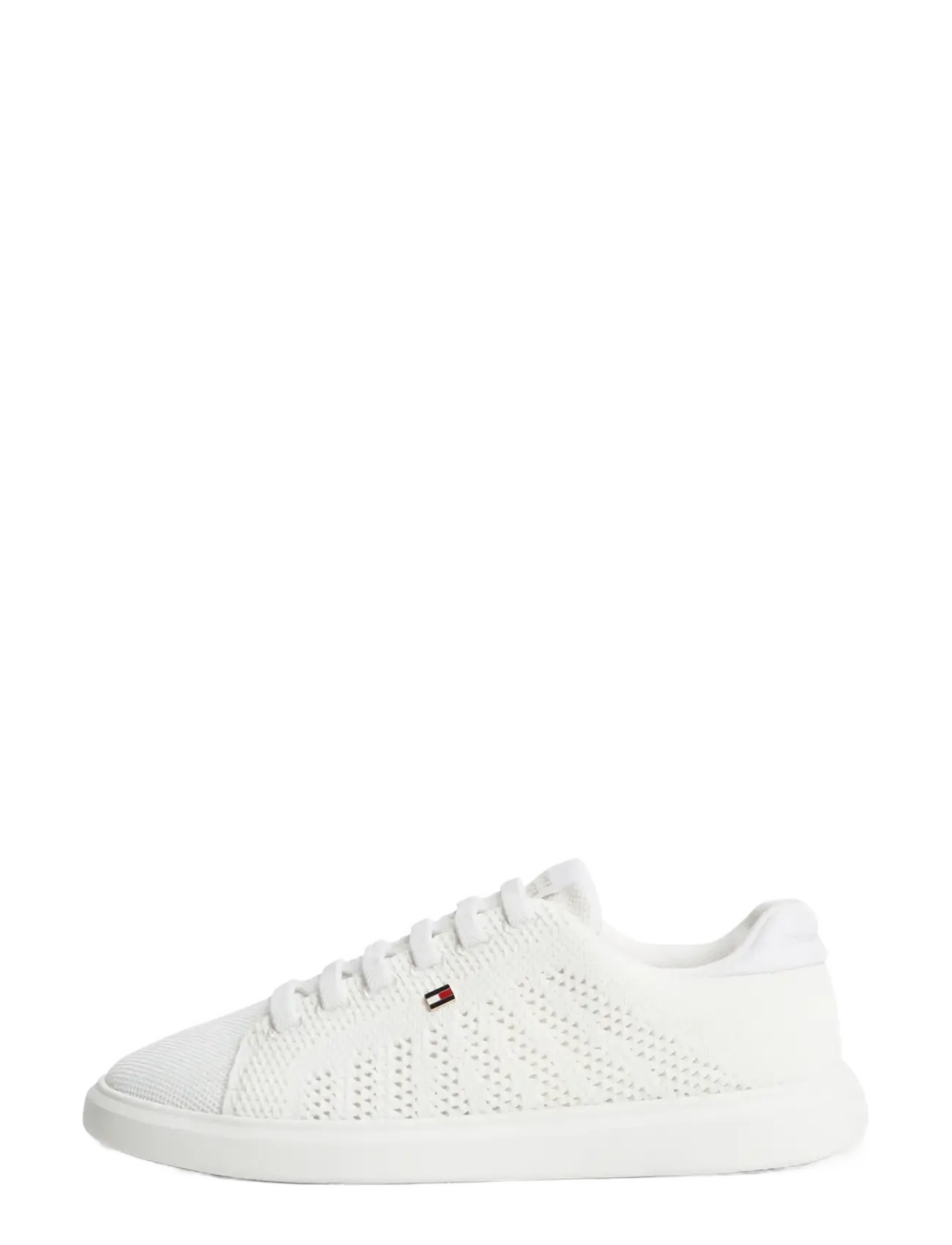 Tommy Hilfiger - TH ICON LIGHT KNIT SNEAKER - niedrige sneakers - ecru - 1