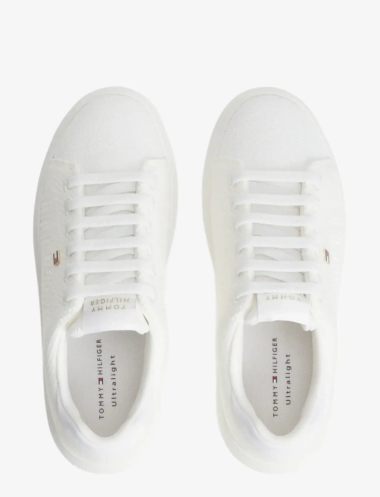 Tommy Hilfiger - TH ICON LIGHT KNIT SNEAKER - madala säärega tossud - ecru - 3