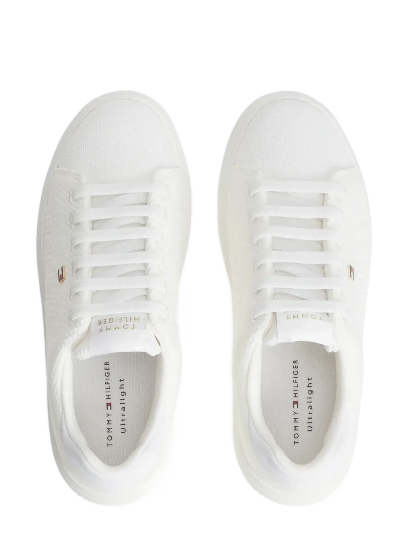 Tommy Hilfiger - TH ICON LIGHT KNIT SNEAKER - niedrige sneakers - ecru - 3