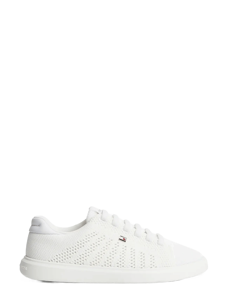 Tommy Hilfiger - TH ICON LIGHT KNIT SNEAKER - madala säärega tossud - ecru - 4