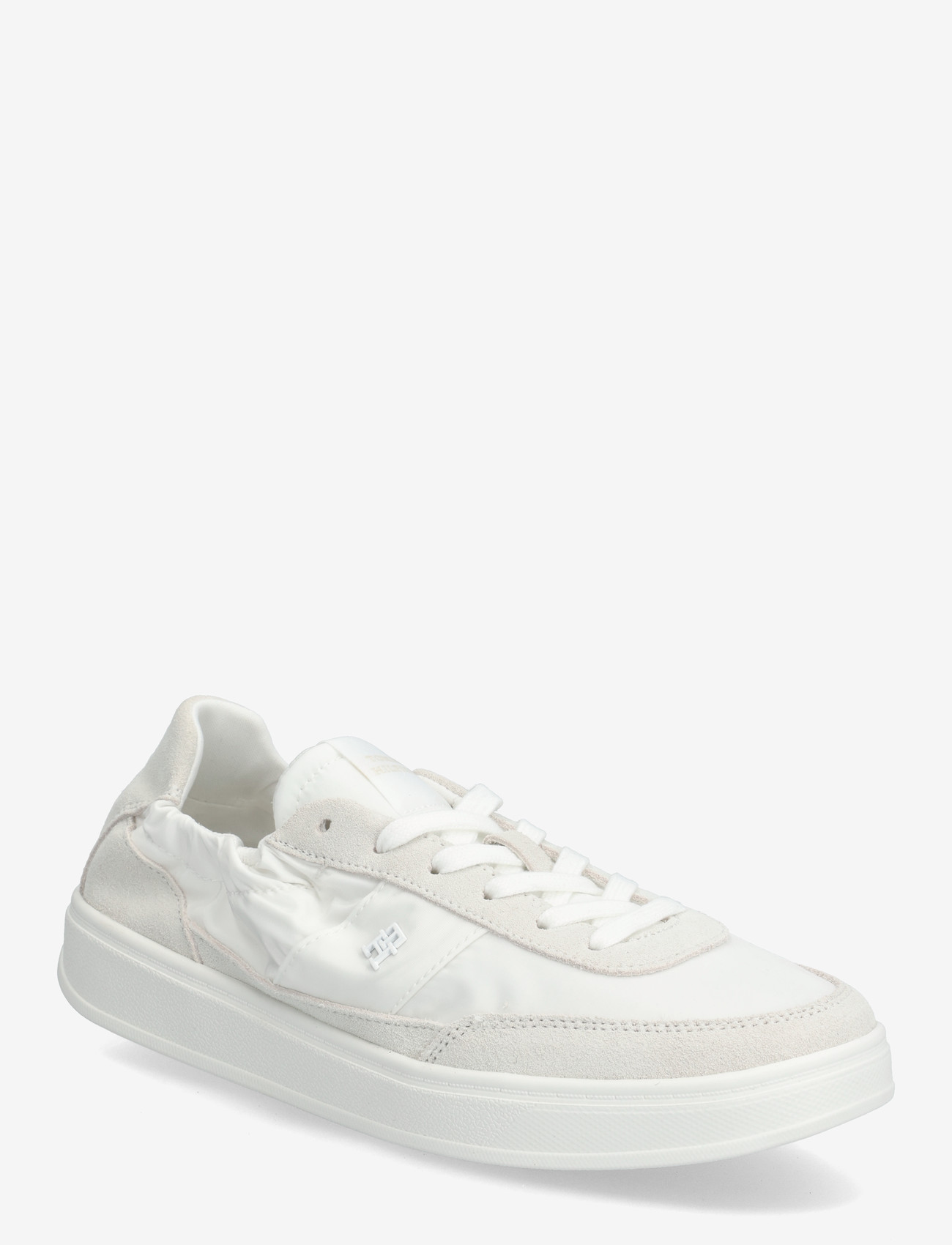 Tommy Hilfiger - TH HERITAGE NYLON SNEAKER - laisvalaikio batai žemu aulu - white - 0