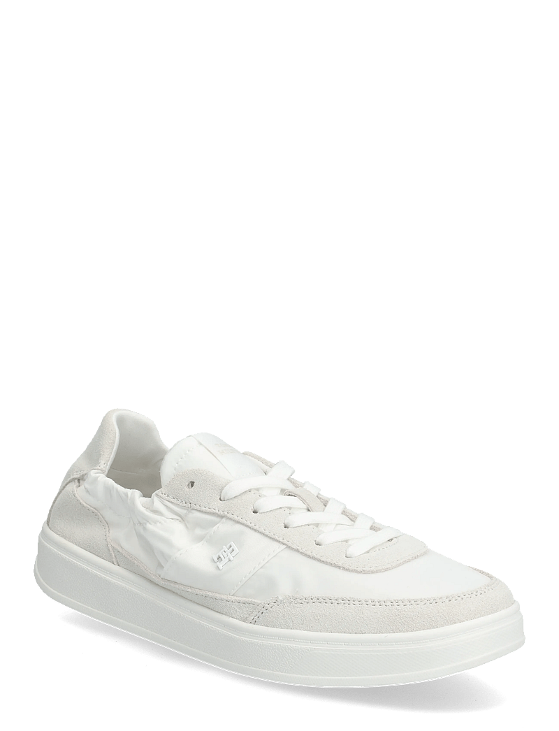 Tommy Hilfiger - TH HERITAGE NYLON SNEAKER - laisvalaikio batai žemu aulu - white - 0