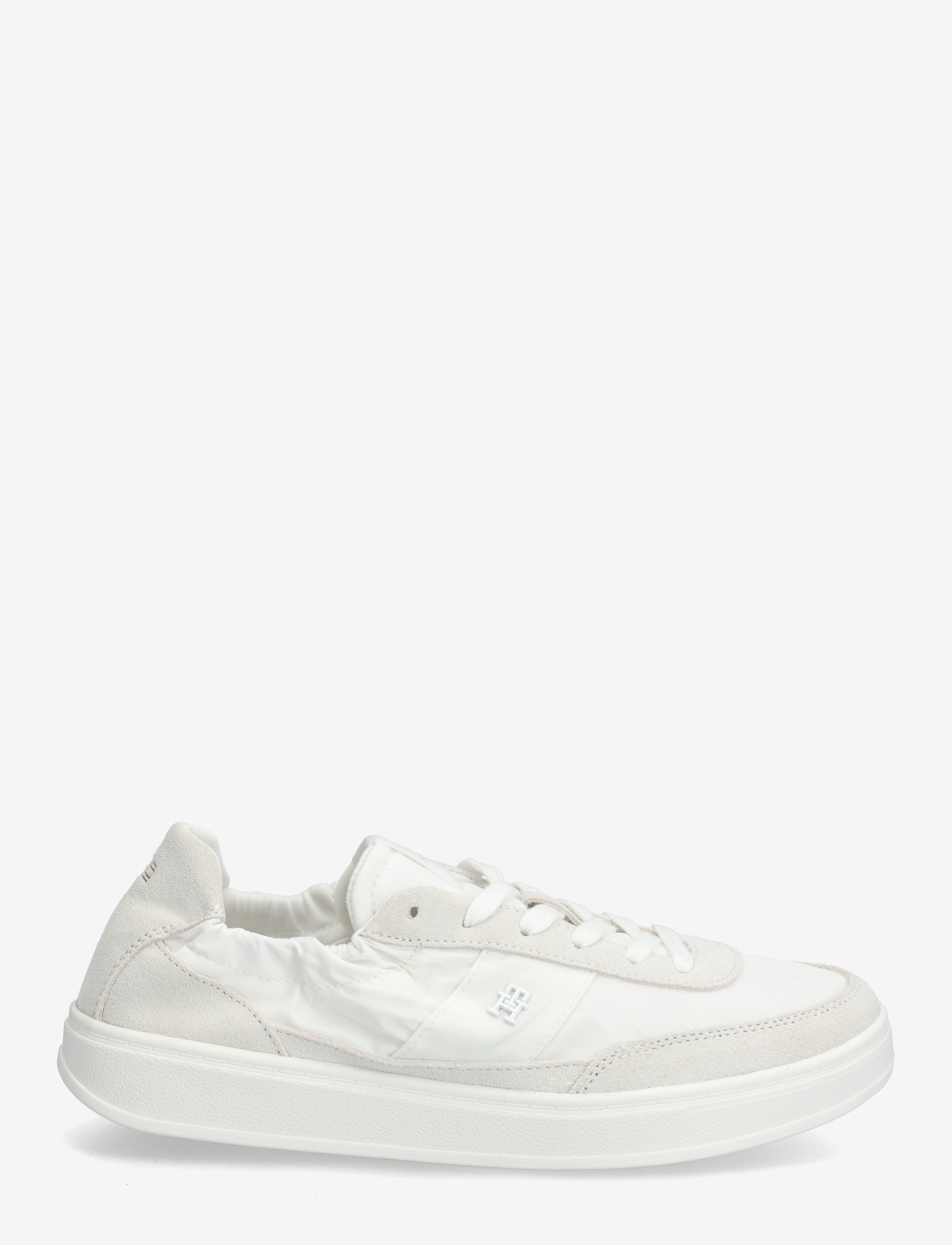 Tommy Hilfiger - TH HERITAGE NYLON SNEAKER - laisvalaikio batai žemu aulu - white - 1