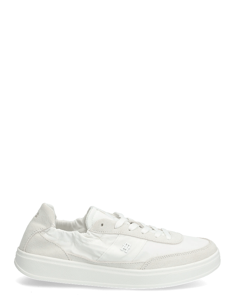 Tommy Hilfiger - TH HERITAGE NYLON SNEAKER - laisvalaikio batai žemu aulu - white - 1