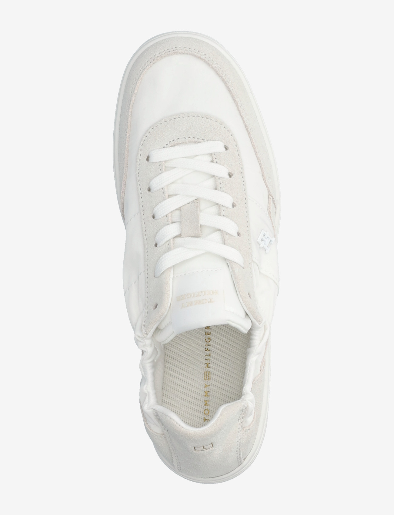 Tommy Hilfiger - TH HERITAGE NYLON SNEAKER - laisvalaikio batai žemu aulu - white - 3
