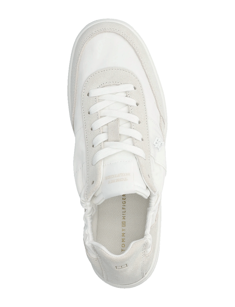 Tommy Hilfiger - TH HERITAGE NYLON SNEAKER - laisvalaikio batai žemu aulu - white - 3