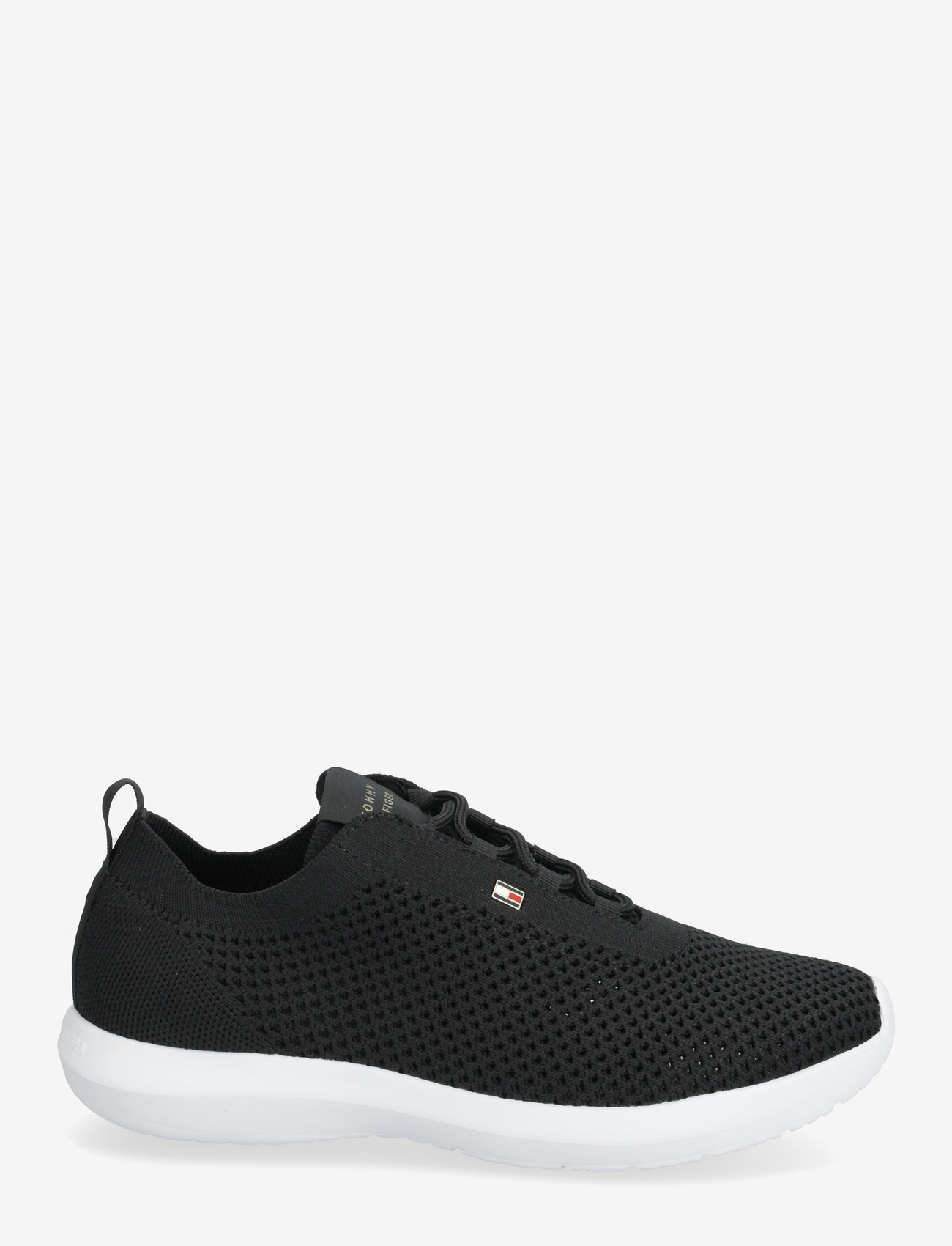 Tommy Hilfiger - TH KNIT RUNNER - lave sneakers - black - 1