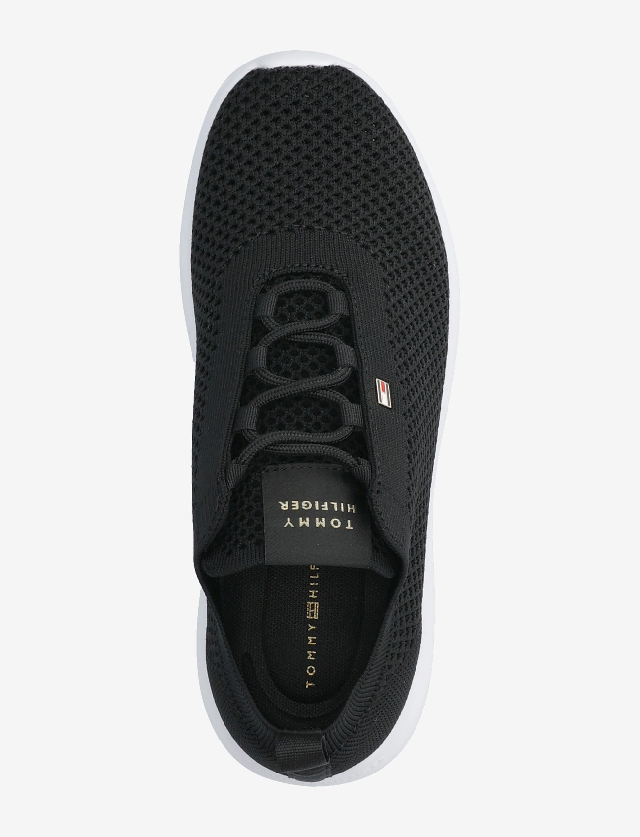 Tommy Hilfiger - TH KNIT RUNNER - lave sneakers - black - 3