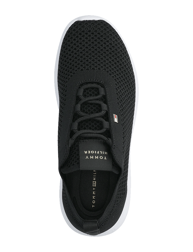 Tommy Hilfiger - TH KNIT RUNNER - lave sneakers - black - 3