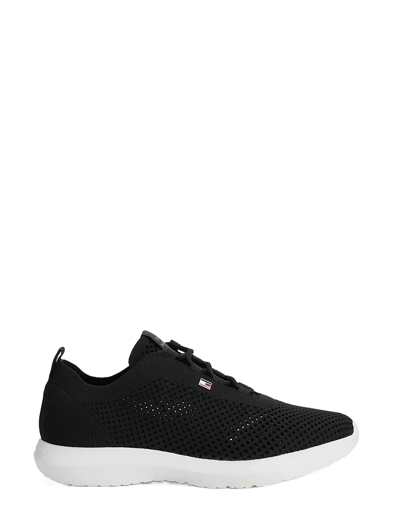 Tommy Hilfiger - TH KNIT RUNNER - lave sneakers - black - 5