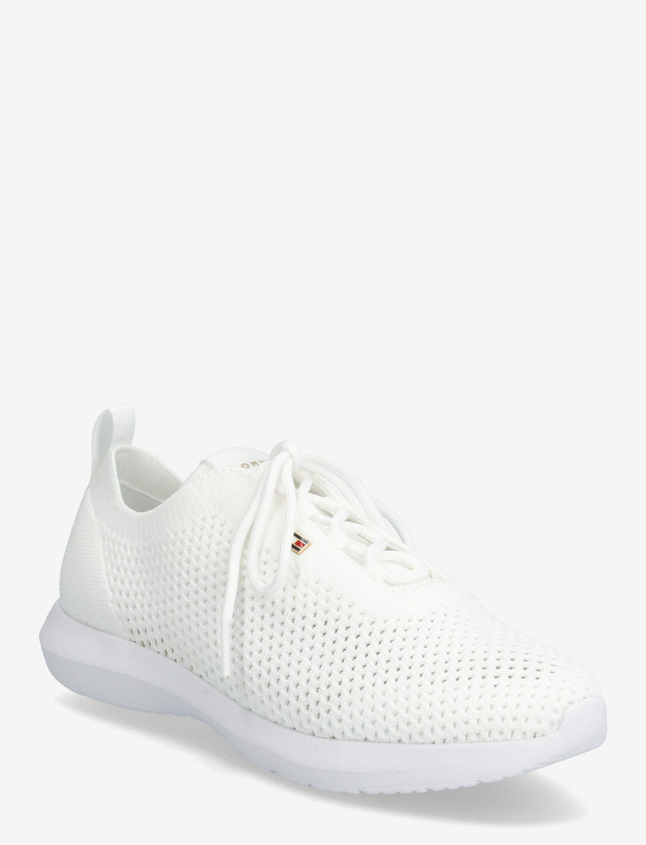 Tommy Hilfiger - TH KNIT RUNNER - lave sneakers - white - 0