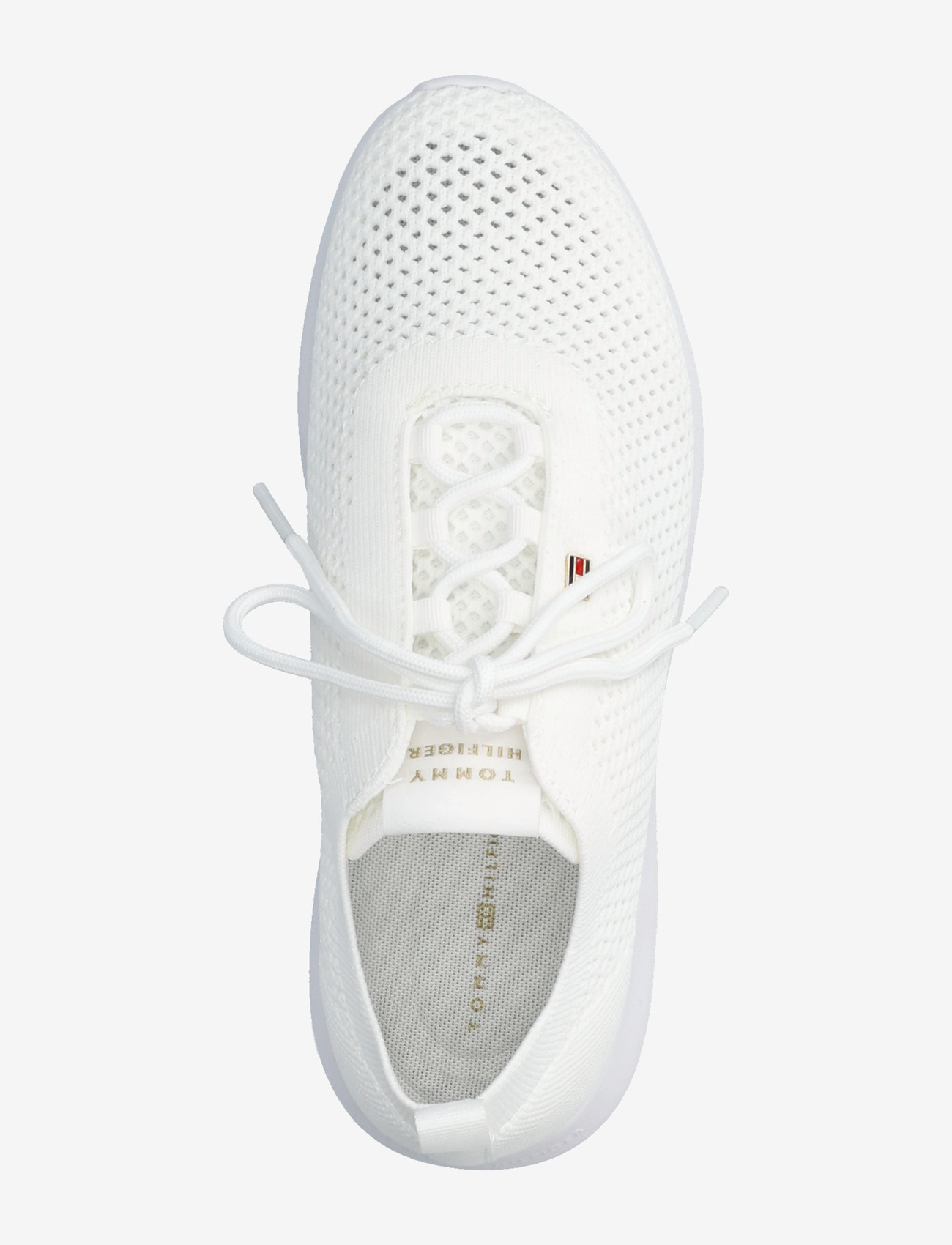 Tommy Hilfiger - TH KNIT RUNNER - lave sneakers - white - 3