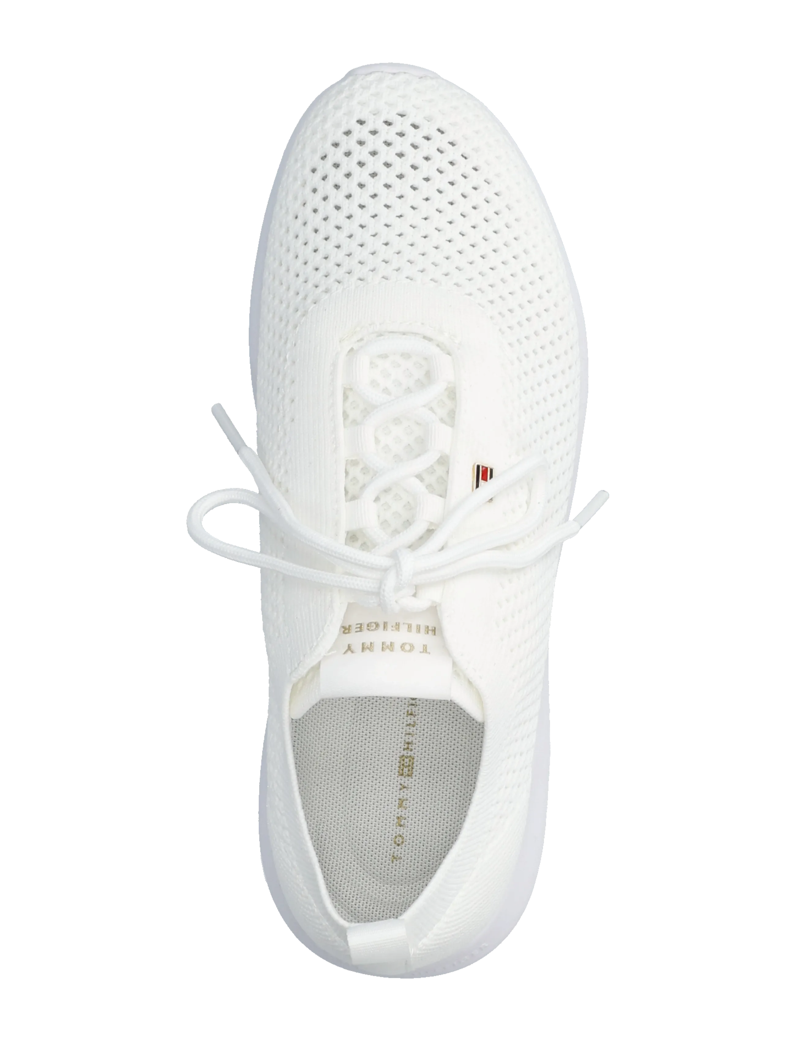 Tommy Hilfiger - TH KNIT RUNNER - låga sneakers - white - 3