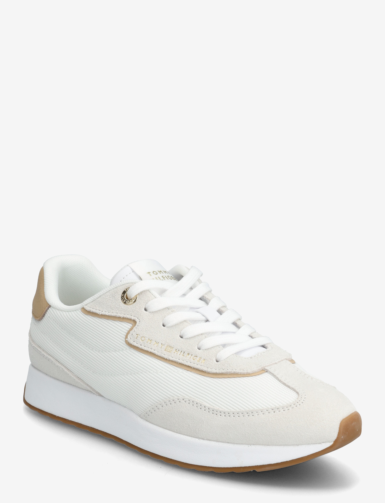 Tommy Hilfiger - TH RETRO RUNNER MIX - madala säärega tossud - ecru trench - 0