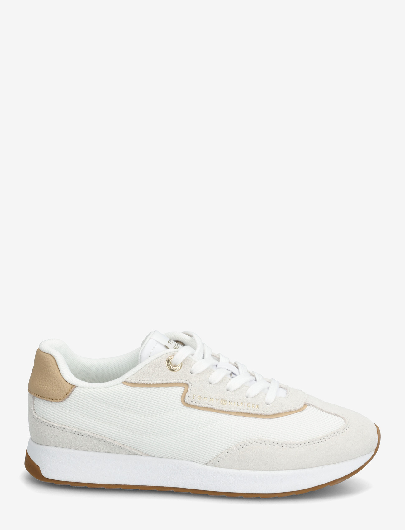 Tommy Hilfiger - TH RETRO RUNNER MIX - madala säärega tossud - ecru trench - 1