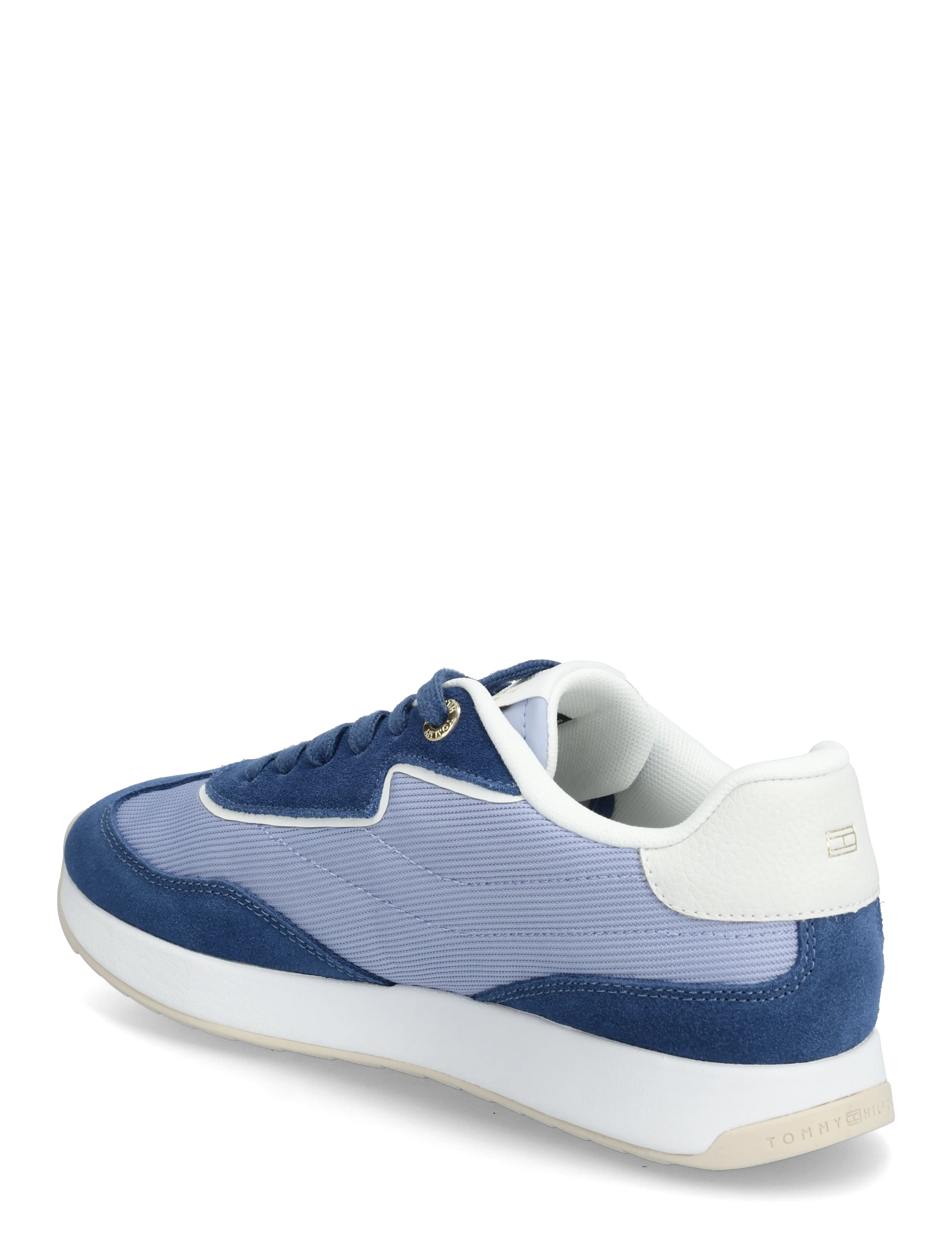 Låg sneaker 'Retro' ljusblå / mörkblå 4