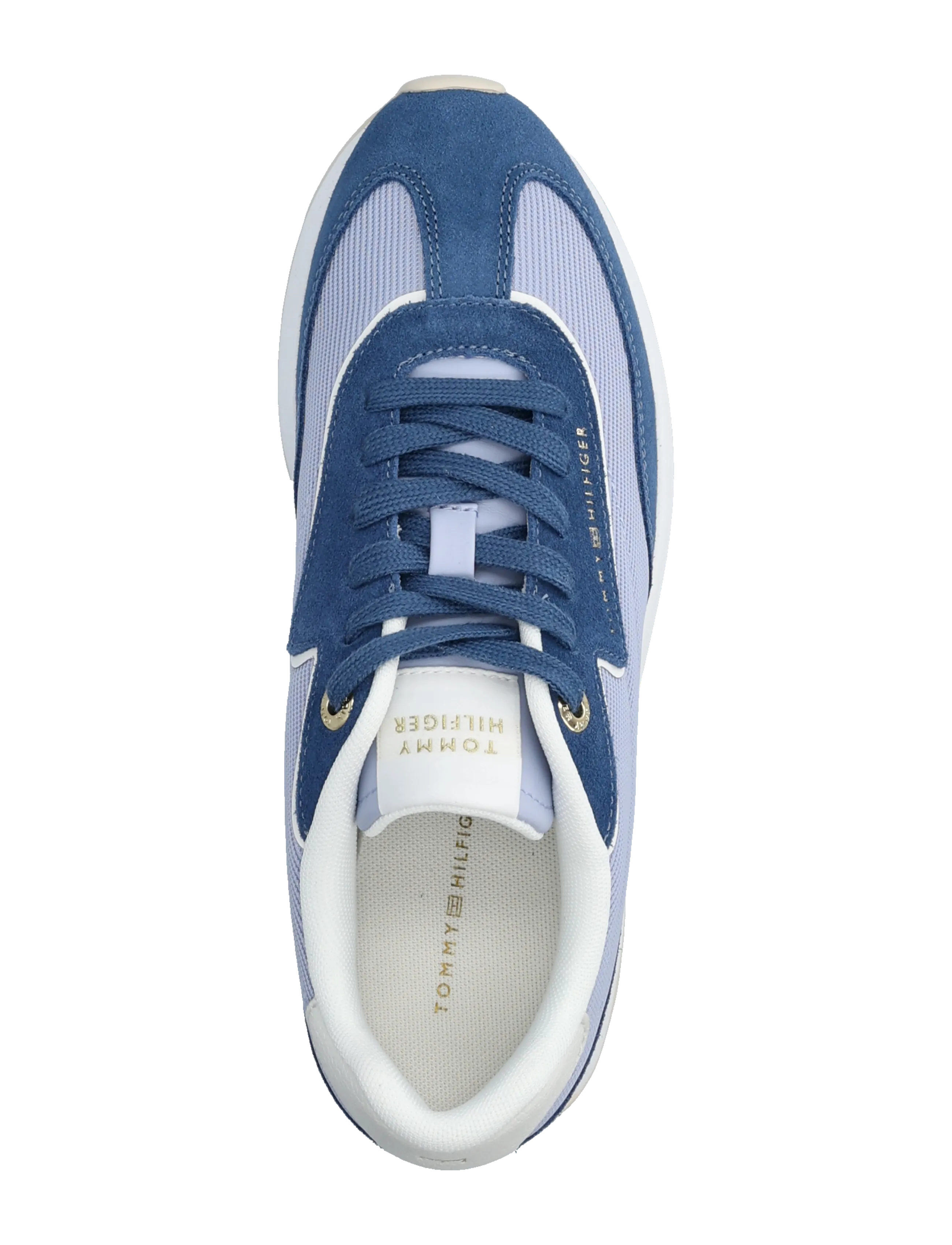 Låg sneaker 'Retro' ljusblå / mörkblå 5