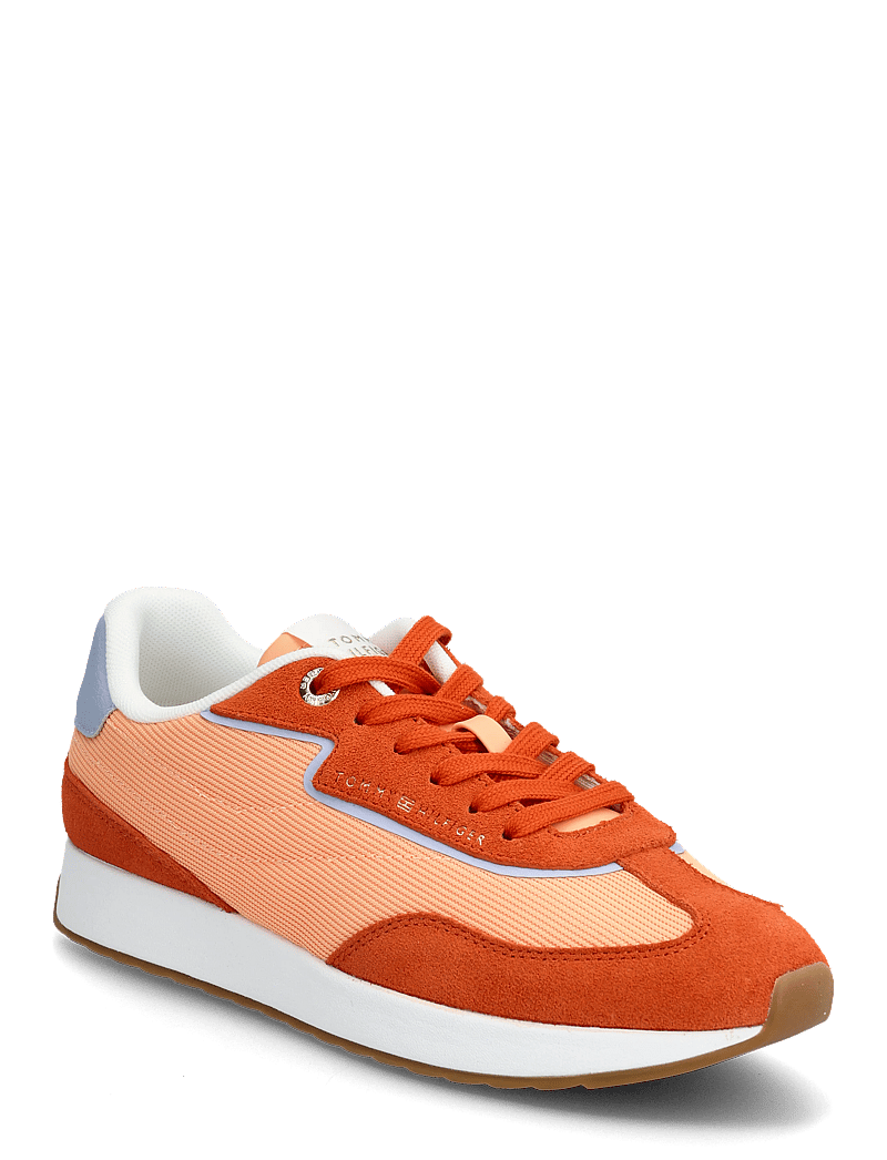 Tommy Hilfiger - TH RETRO RUNNER MIX - lave sneakers - terra orange - 0