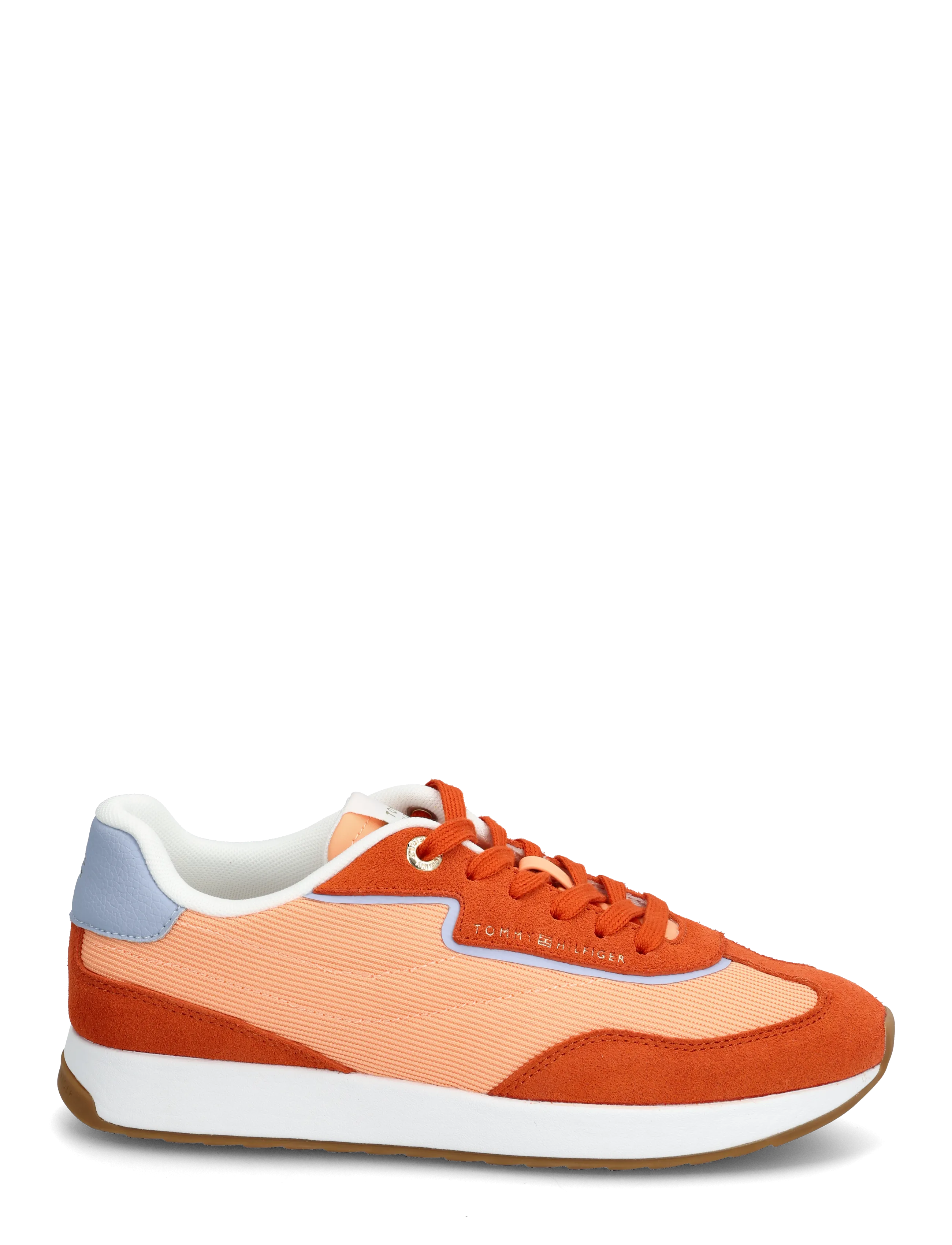 Tommy Hilfiger - TH RETRO RUNNER MIX - niedrige sneaker - terra orange - 1