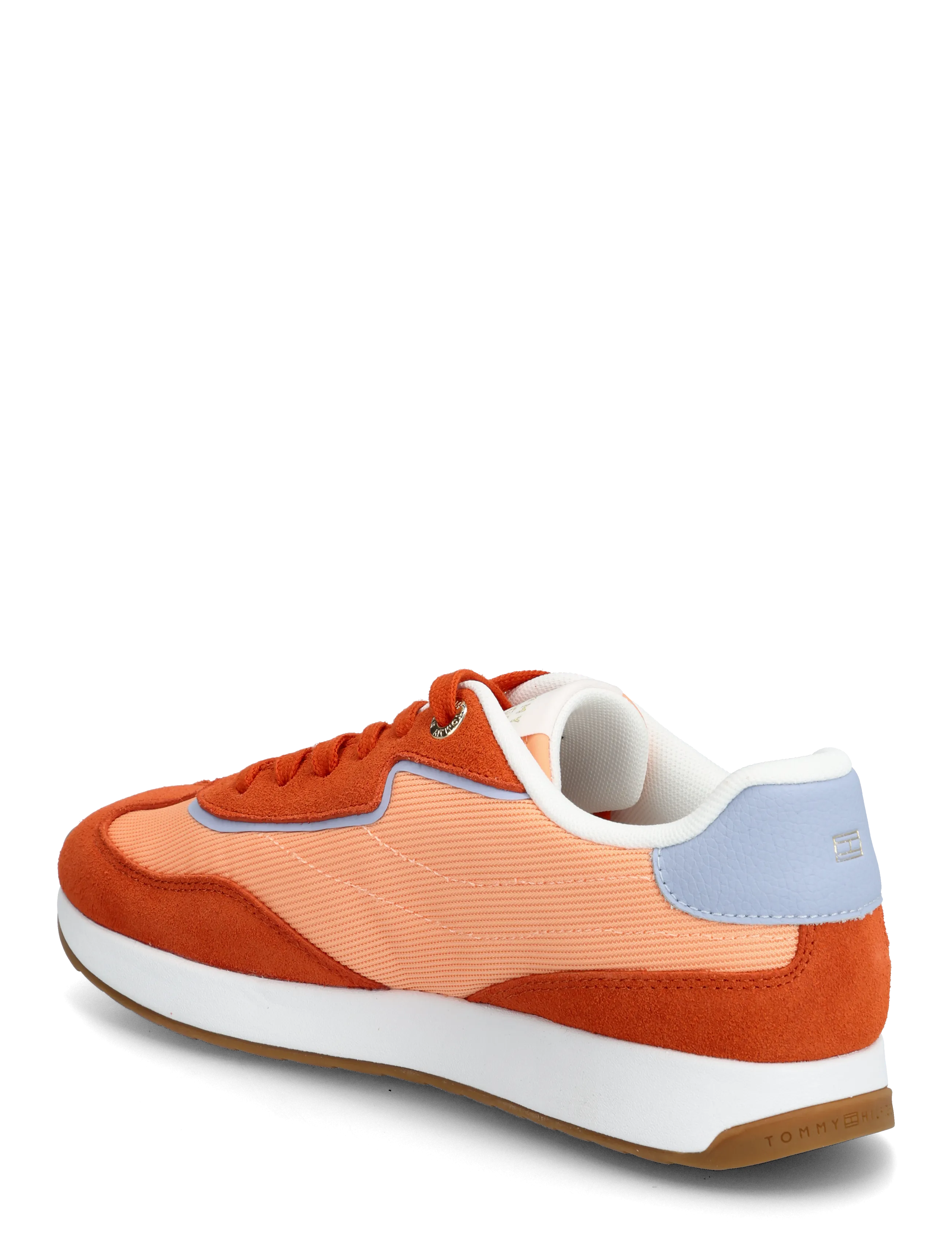 Tommy Hilfiger - TH RETRO RUNNER MIX - niedrige sneaker - terra orange - 2