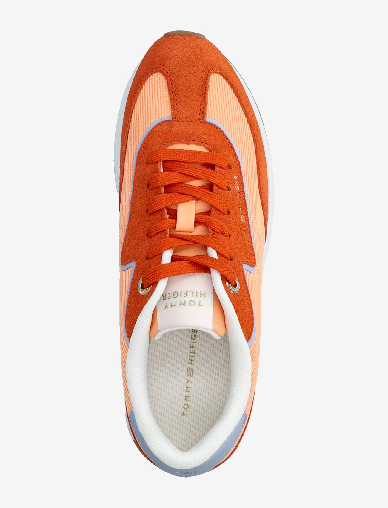 Tommy Hilfiger - TH RETRO RUNNER MIX - lave sneakers - terra orange - 3