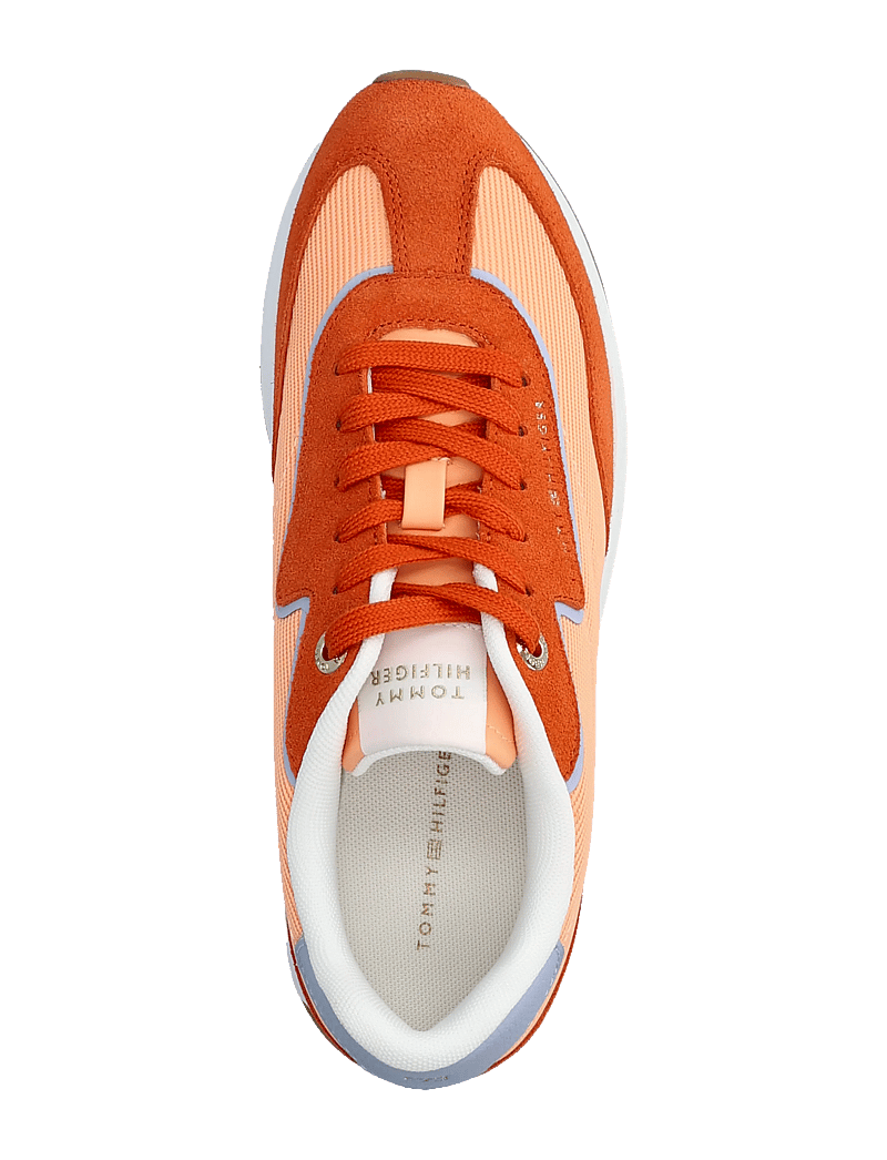 Tommy Hilfiger - TH RETRO RUNNER MIX - lave sneakers - terra orange - 3