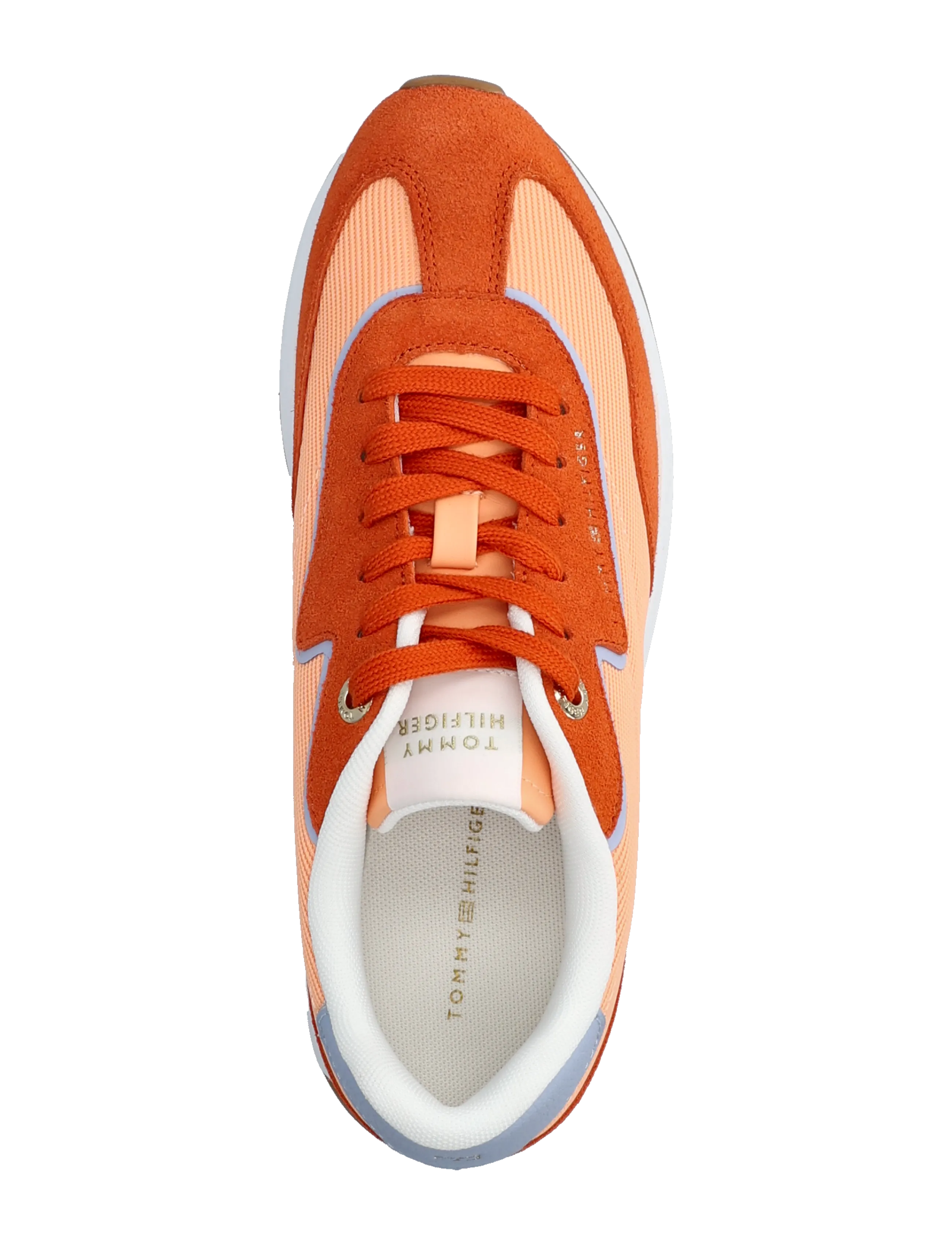 Tommy Hilfiger - TH RETRO RUNNER MIX - niedrige sneaker - terra orange - 3