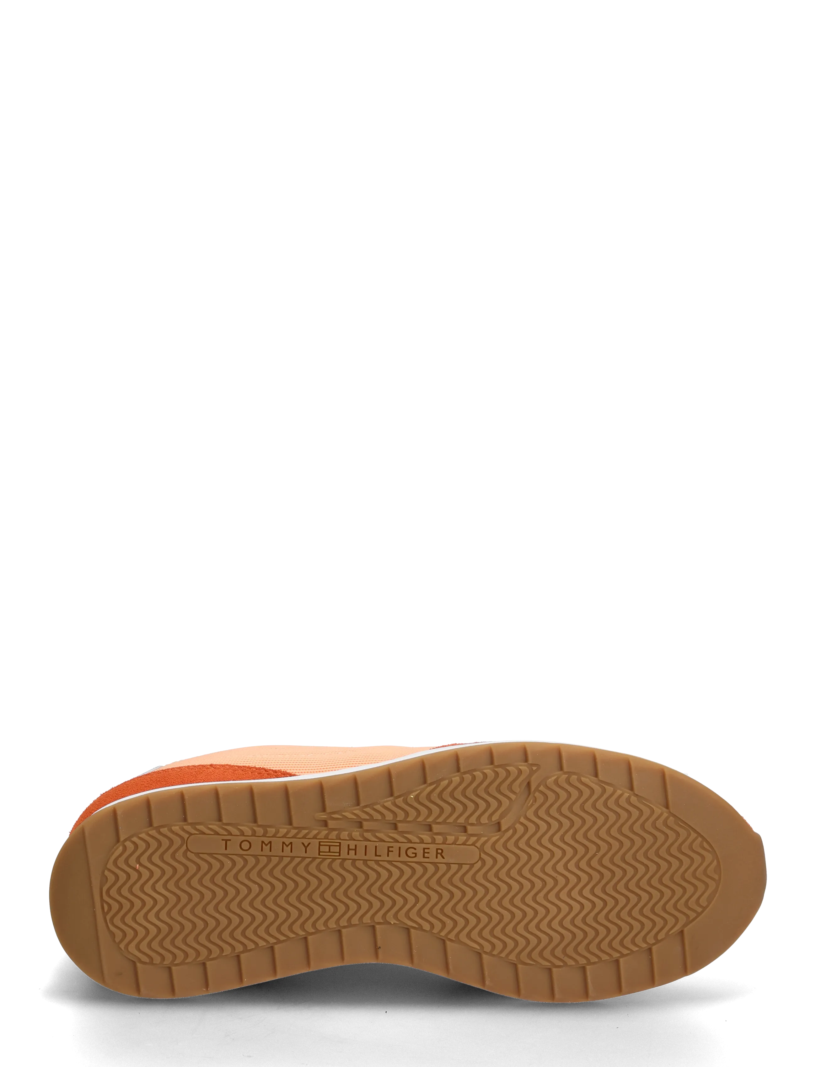 Tommy Hilfiger - TH RETRO RUNNER MIX - niedrige sneaker - terra orange - 4