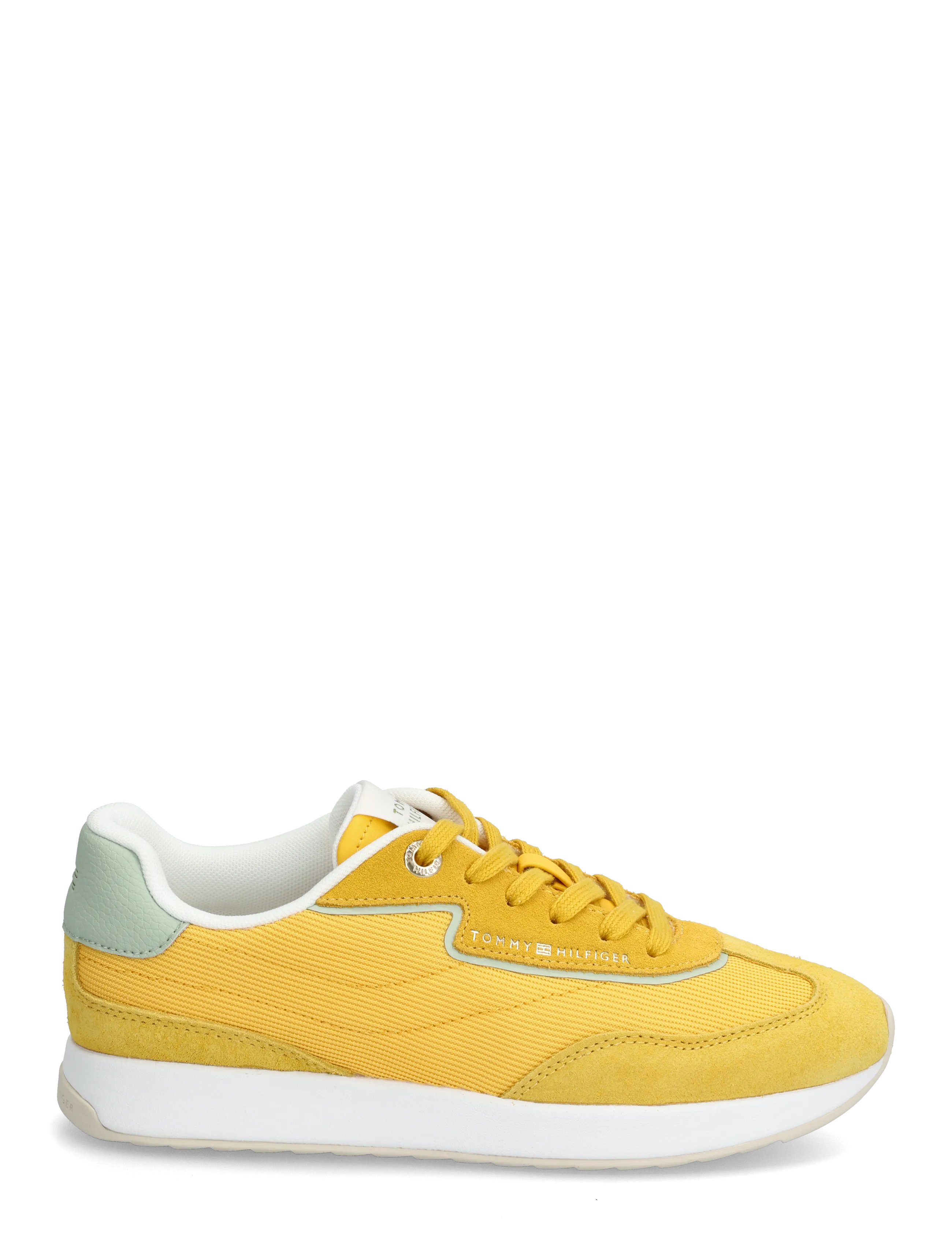 Tommy Hilfiger - TH RETRO RUNNER MIX - niedrige sneaker - yellow arch - 1