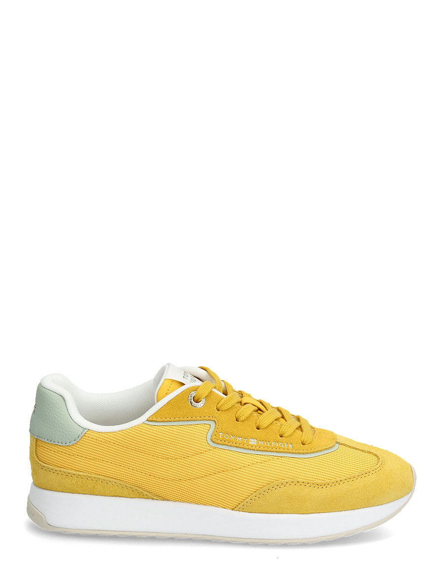 Tommy Hilfiger - TH RETRO RUNNER MIX - niedrige sneaker - yellow arch - 1