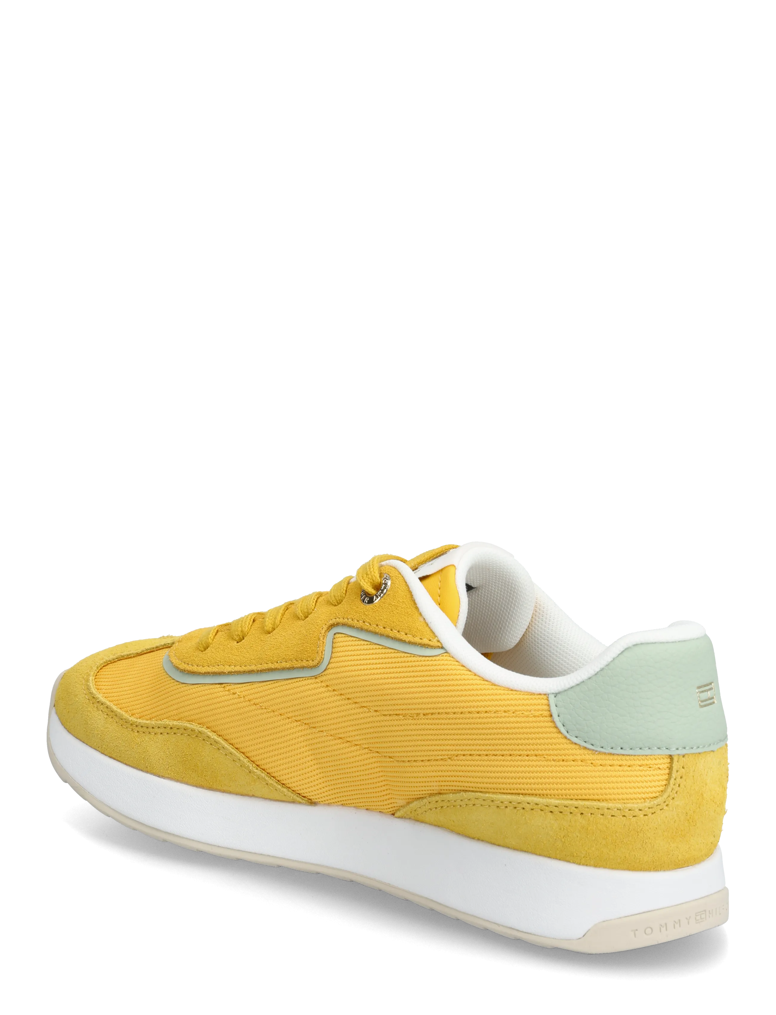 Tommy Hilfiger - TH RETRO RUNNER MIX - niedrige sneaker - yellow arch - 2