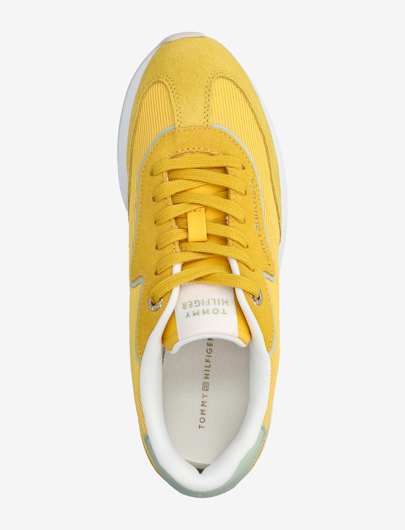 Tommy Hilfiger - TH RETRO RUNNER MIX - lave sneakers - yellow arch - 3