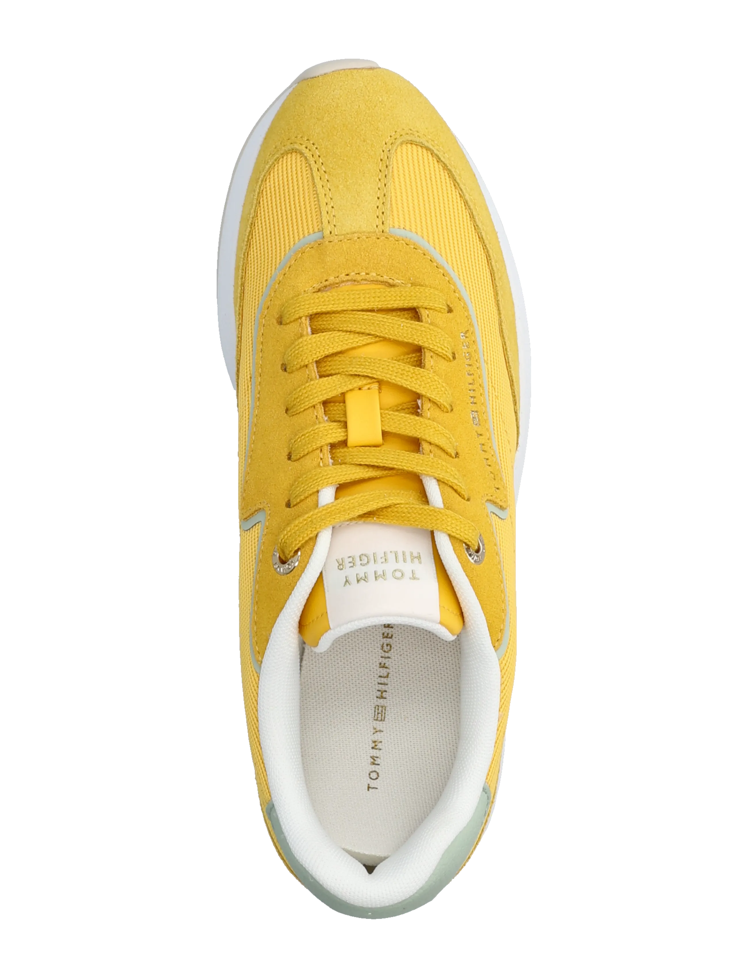 Tommy Hilfiger - TH RETRO RUNNER MIX - niedrige sneaker - yellow arch - 3