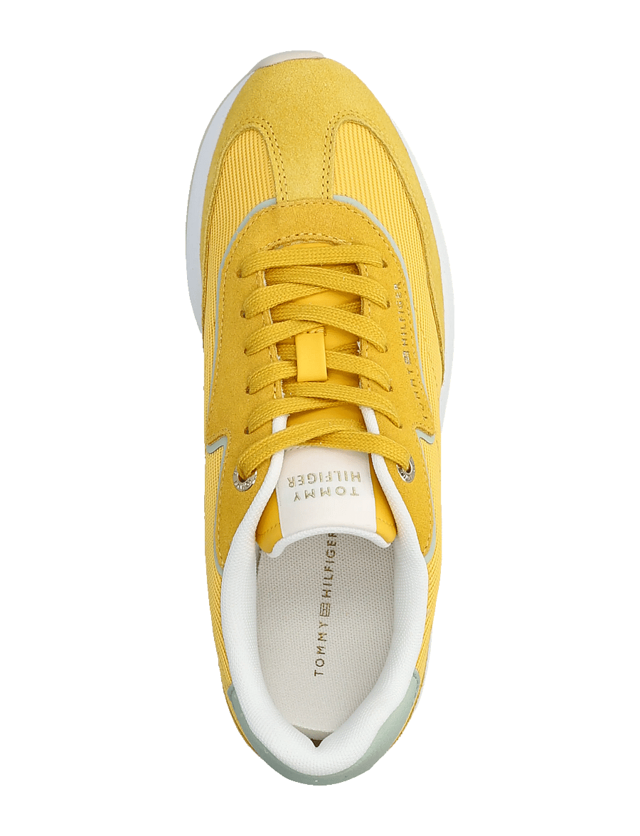 Tommy Hilfiger - TH RETRO RUNNER MIX - niedrige sneaker - yellow arch - 3