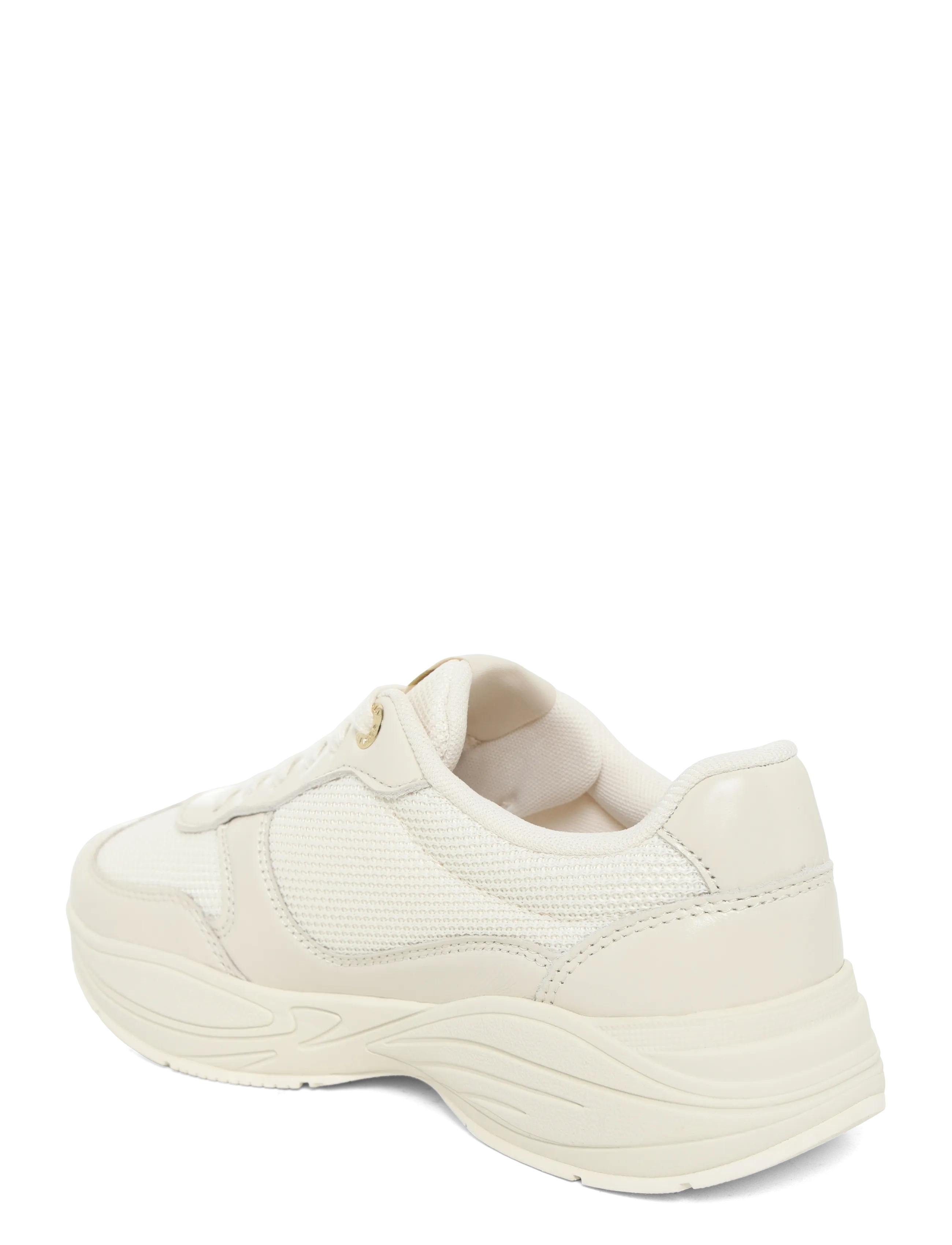 Tommy Hilfiger - MODERN RUNNER SHINY LEATHER - soft cream - 1