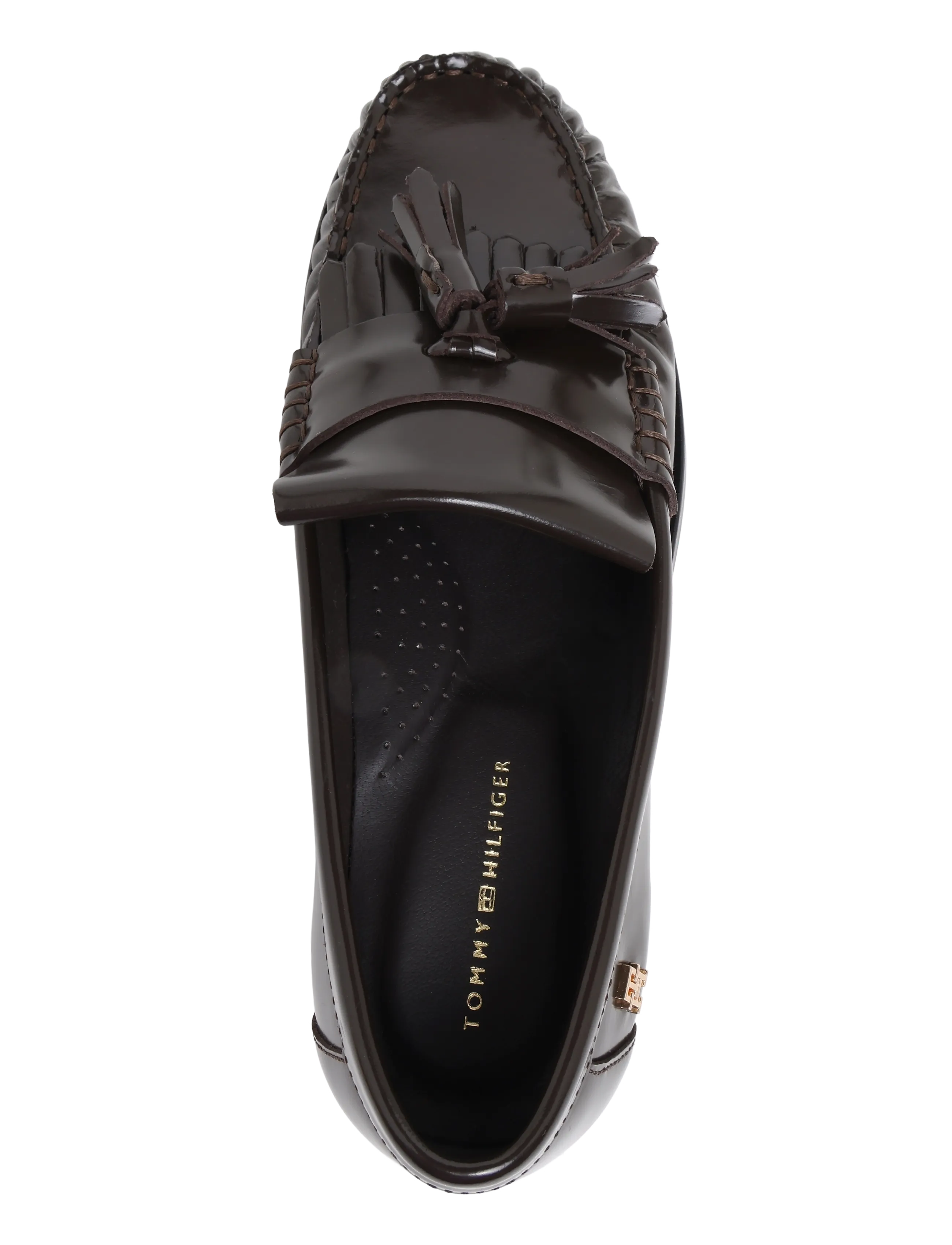 Tommy Hilfiger - TH LOAFER TASSEL ABRASIVATO - premium-styles - charred wood - 3