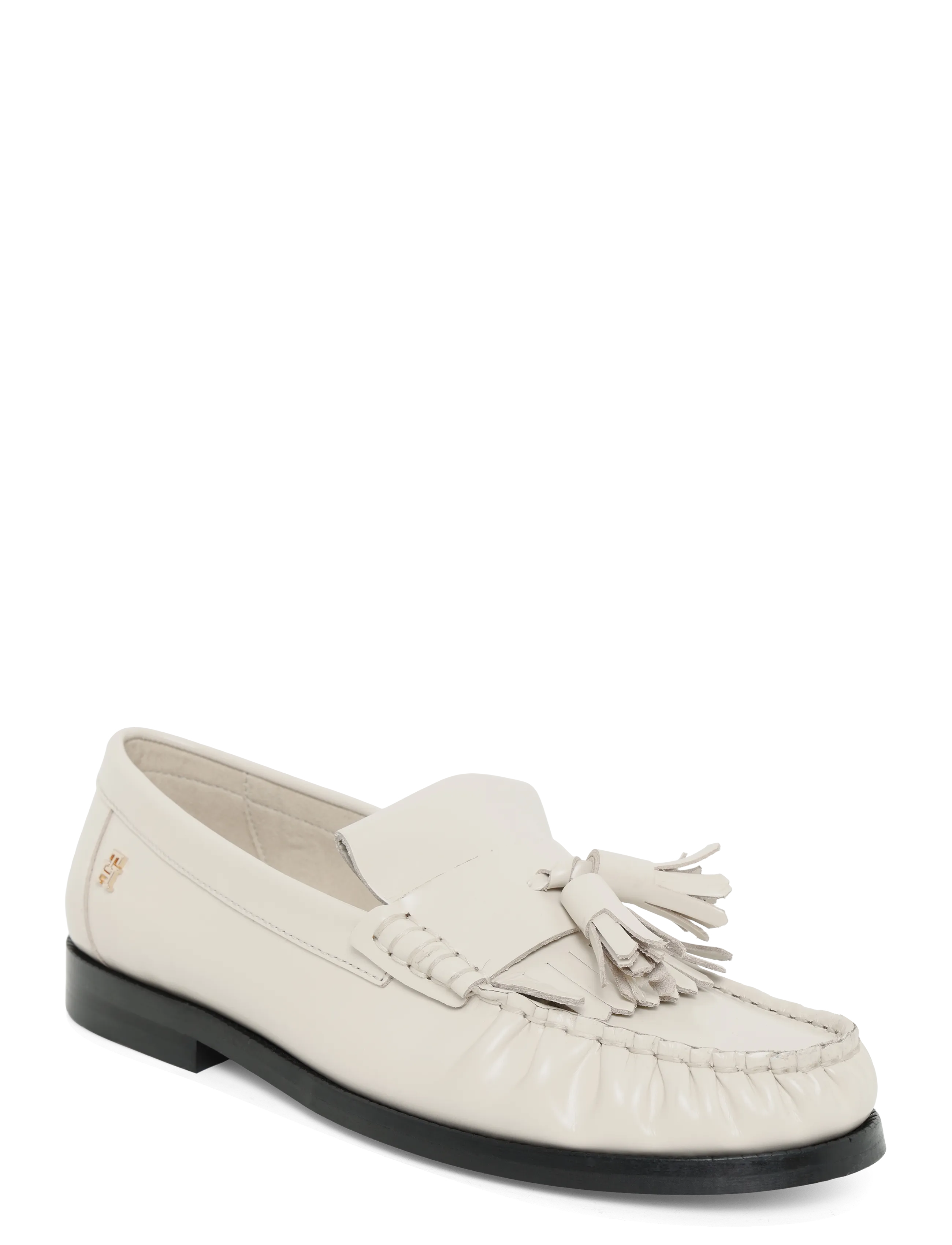 Tommy Hilfiger Th Loafer Tassel Abrasivato, 39, Loafers, Beige - Flat Frauen