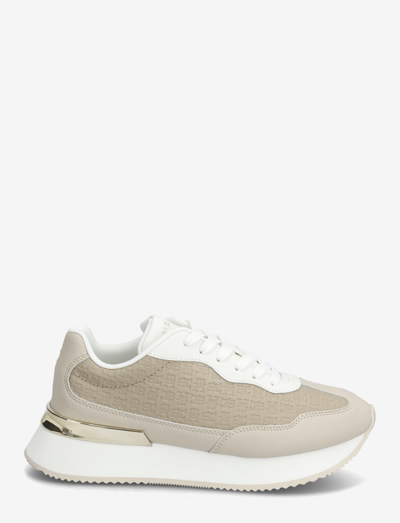 Tommy Hilfiger - TH CHIC MONOGRAM RUNNER - konfirmation - classic beige sandalwood - 1