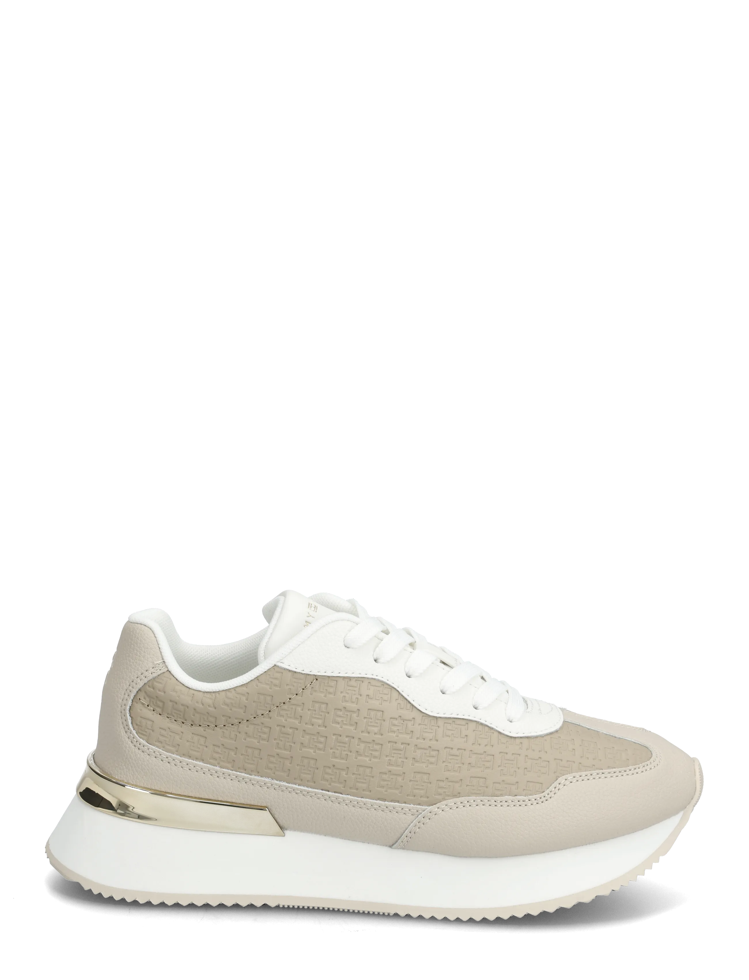 Tommy Hilfiger - TH CHIC MONOGRAM RUNNER - konfirmationstøj - classic beige sandalwood - 1