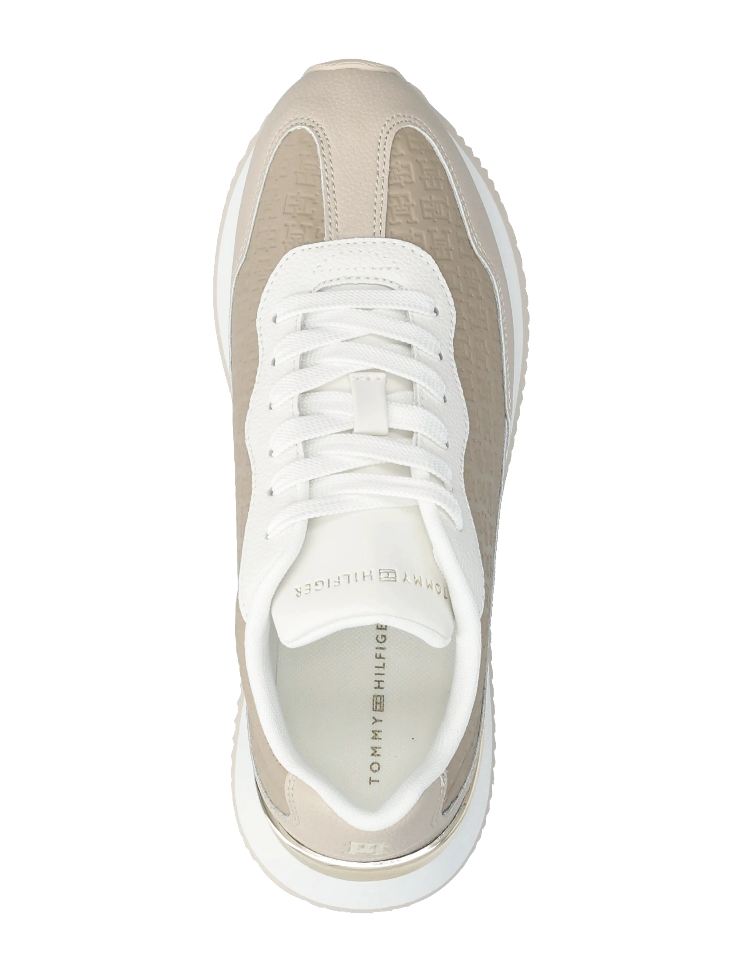 Tommy Hilfiger - TH CHIC MONOGRAM RUNNER - konfirmationstøj - classic beige sandalwood - 3