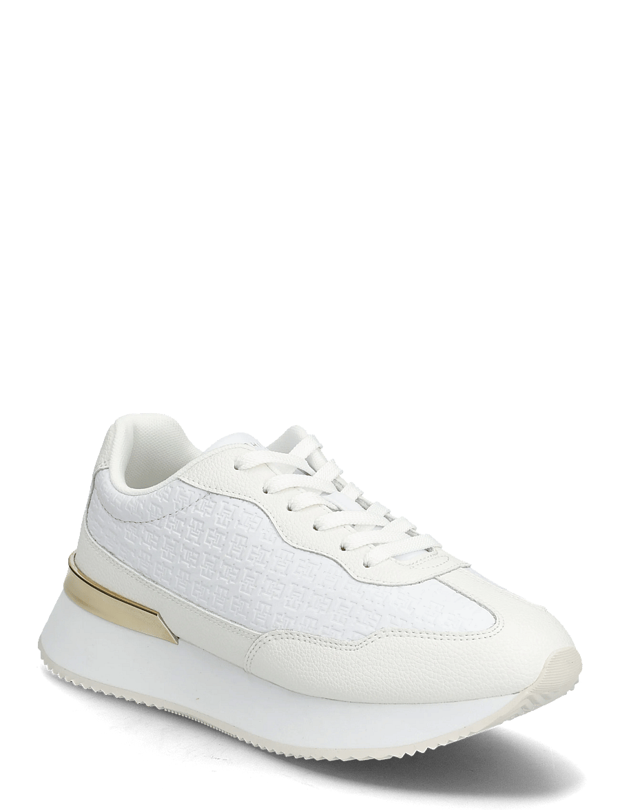 Tommy Hilfiger - TH CHIC MONOGRAM RUNNER - konfirmation - white ecru - 0