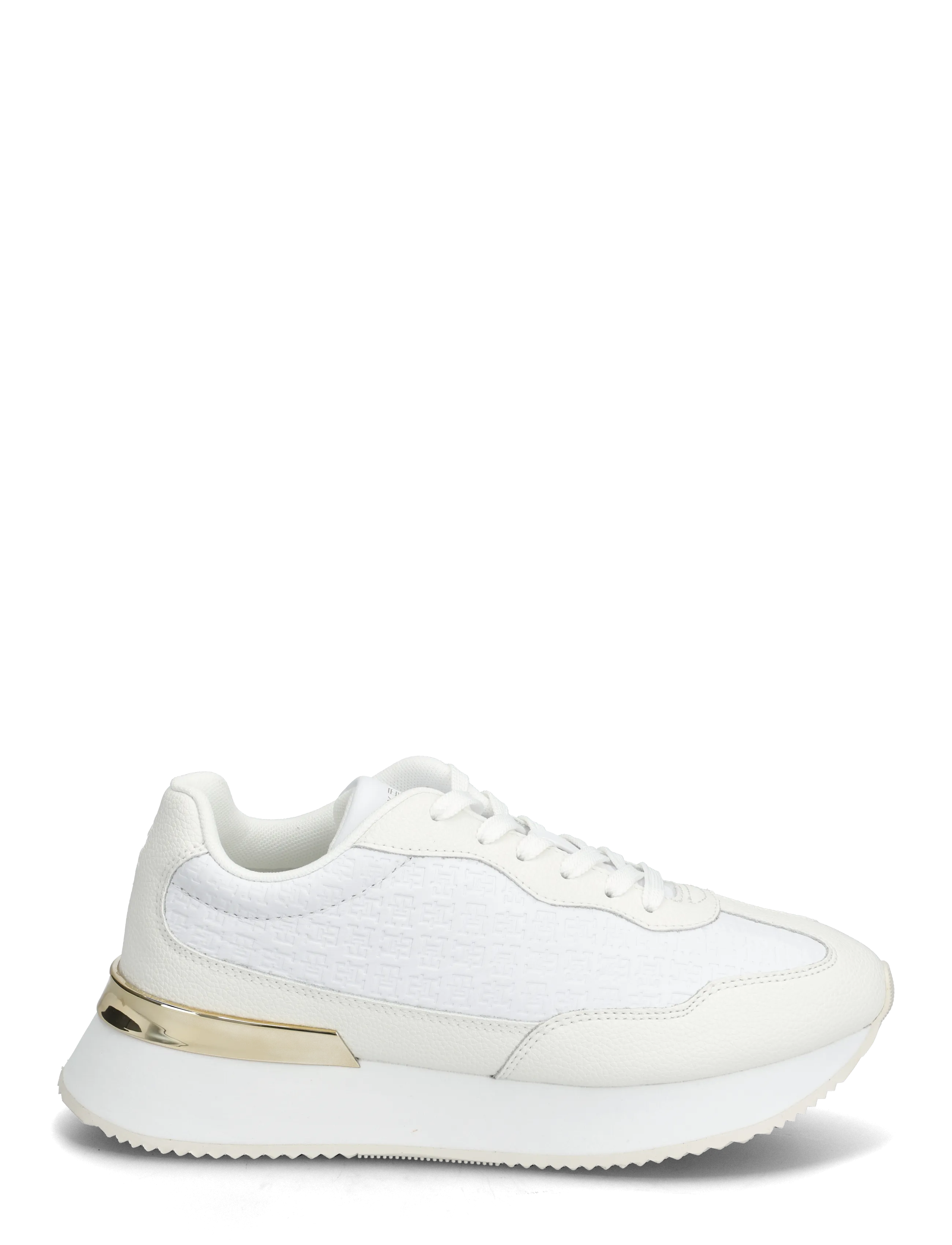 Tommy Hilfiger - TH CHIC MONOGRAM RUNNER - konfirmation - white ecru - 1
