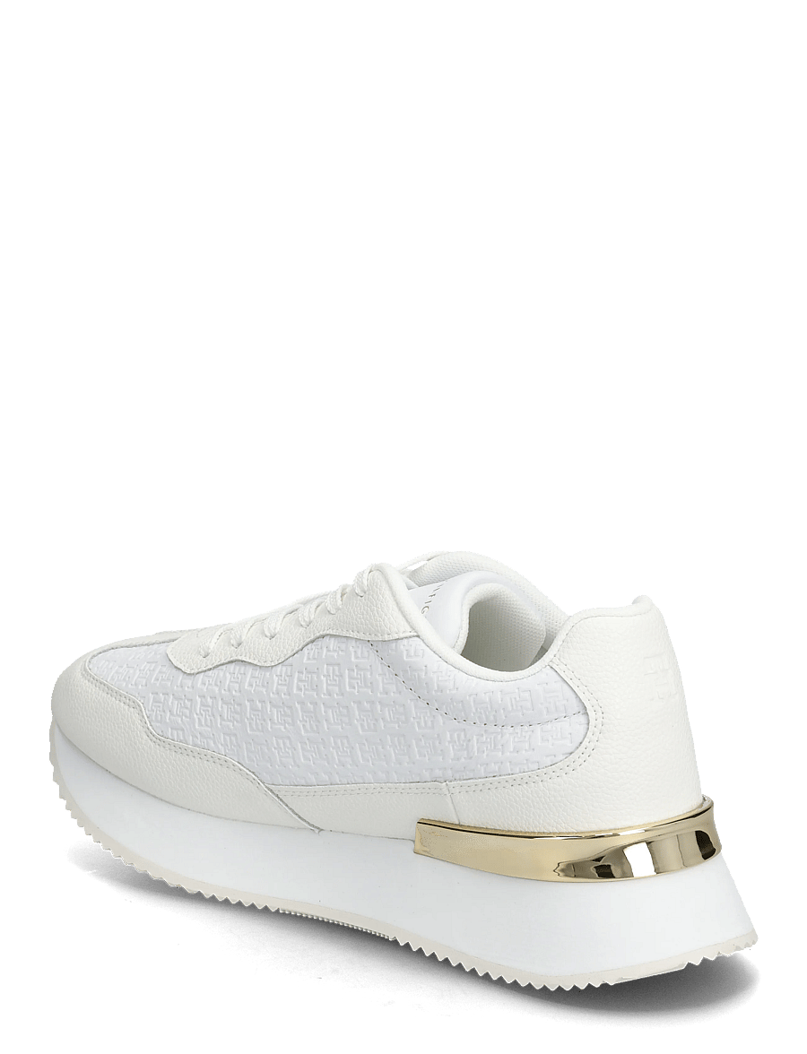 Tommy Hilfiger - TH CHIC MONOGRAM RUNNER - konfirmation - white ecru - 2