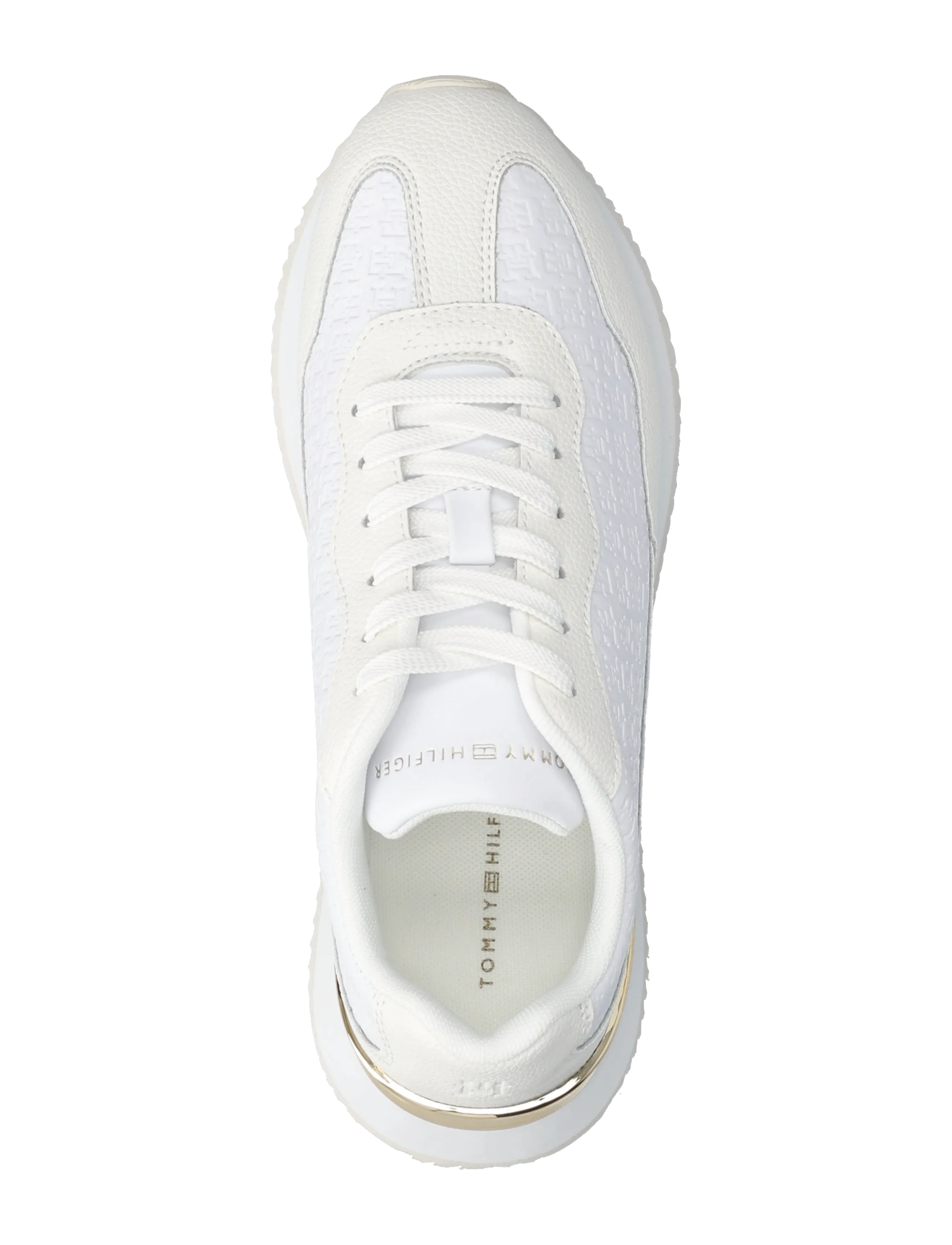 Tommy Hilfiger - TH CHIC MONOGRAM RUNNER - konfirmation - white ecru - 3