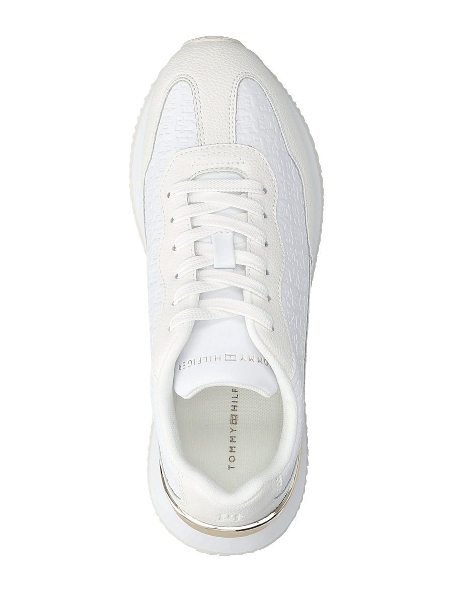 Tommy Hilfiger - TH CHIC MONOGRAM RUNNER - konfirmation - white ecru - 3