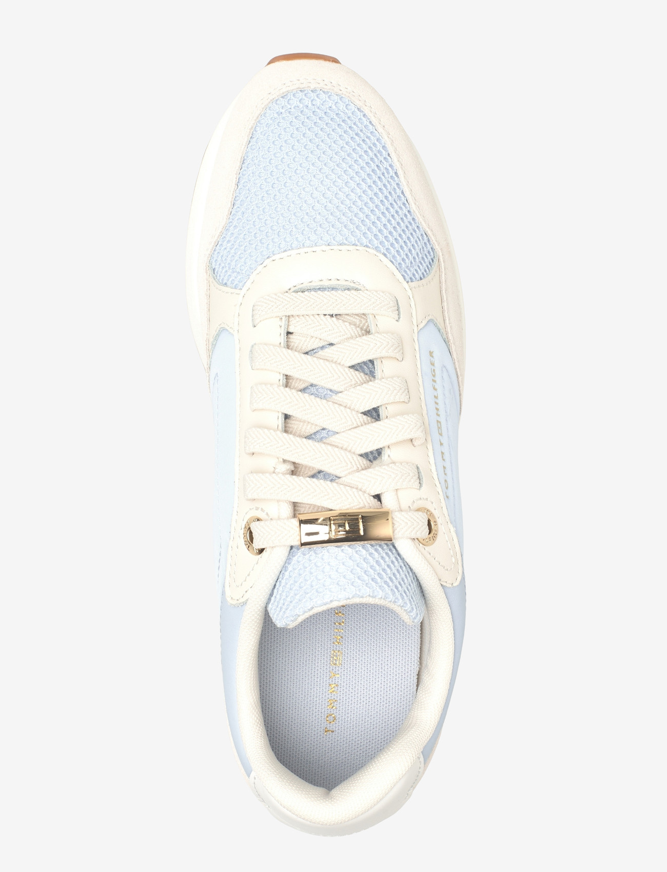 Tommy Hilfiger - TH CHIC EVA RUNNER MESH - niedrige sneakers - breezy blue soft cream - 3