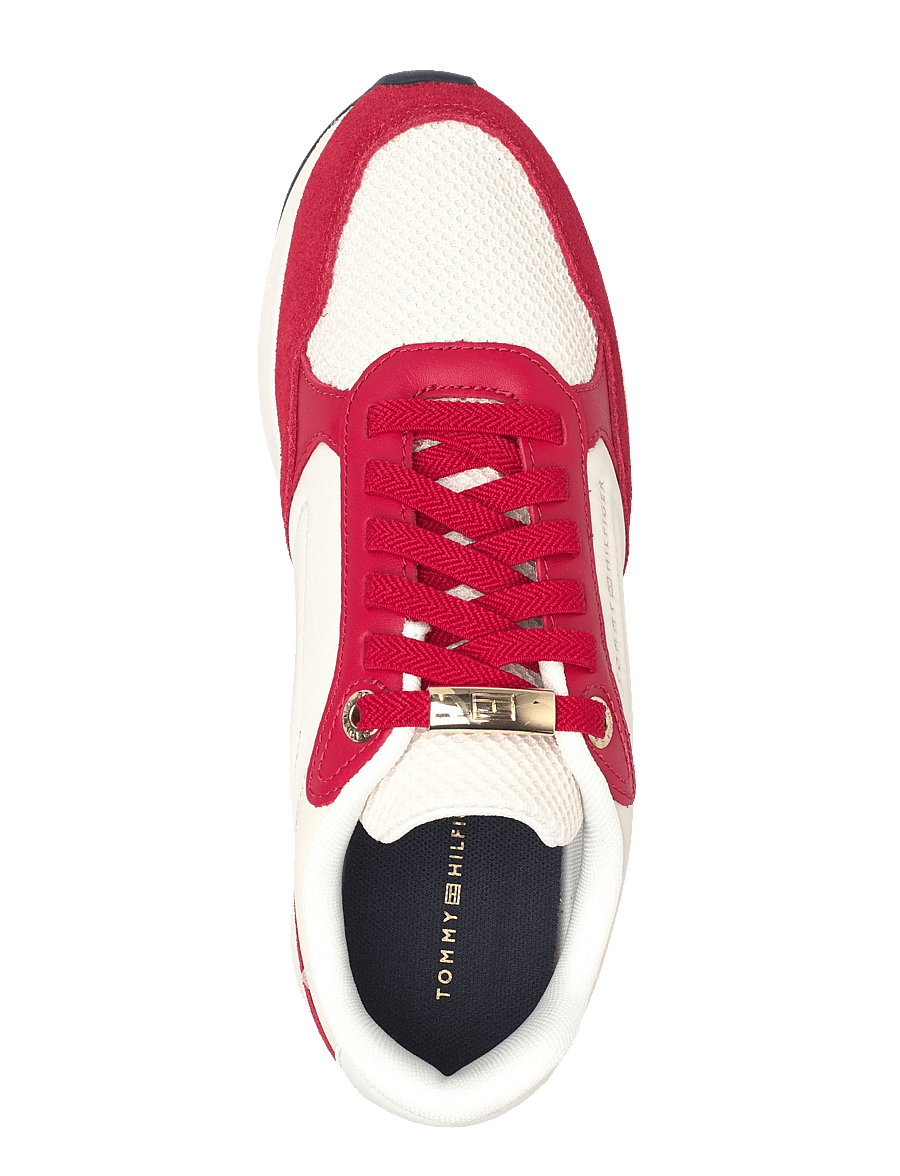 Tommy Hilfiger - TH CHIC EVA RUNNER MESH - konfirmation - primary red soft cream - 3